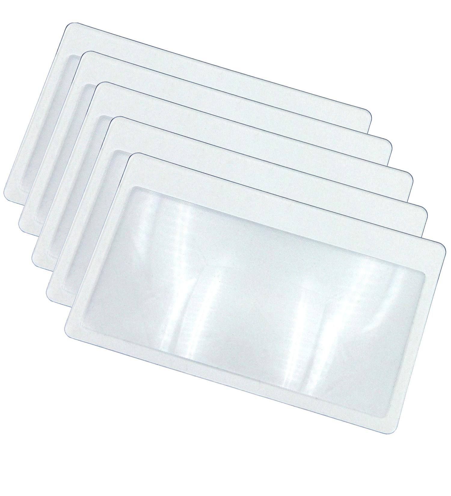 Thorani Pocket Motion 5-Piece Credit Card Magnifier Set | Ultra Thin Flexible Breakproof Triple Enlargement - Buy Online on GoSupps.com