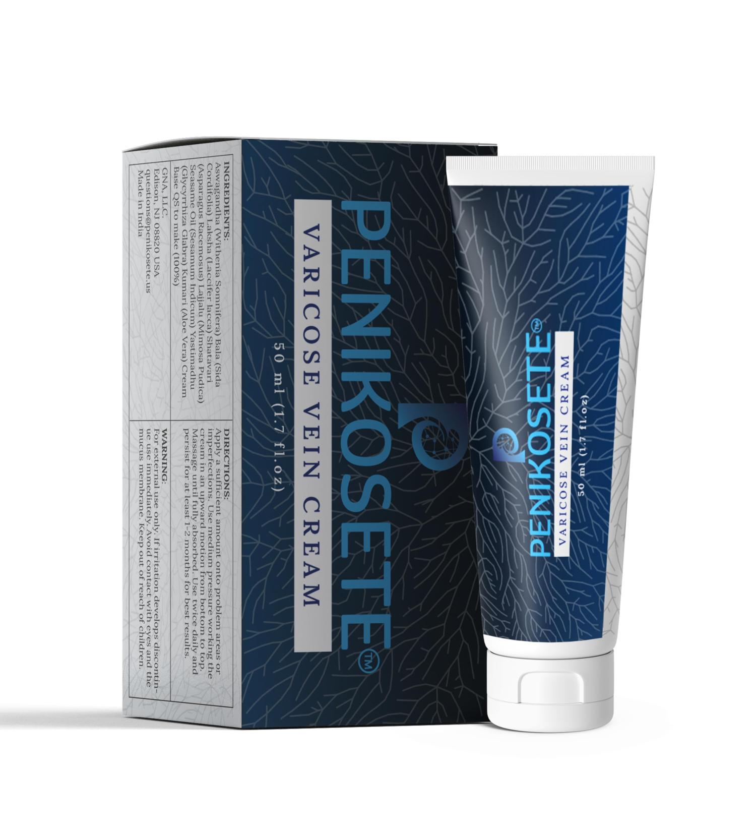 Varicose Veins Treatment | Natural Ayurvedic Cream with Ashwagandha | Spider Vein Relief & Improved Circulation | Non-Sticky Trial Pack - Buy Online on GoSupps.com