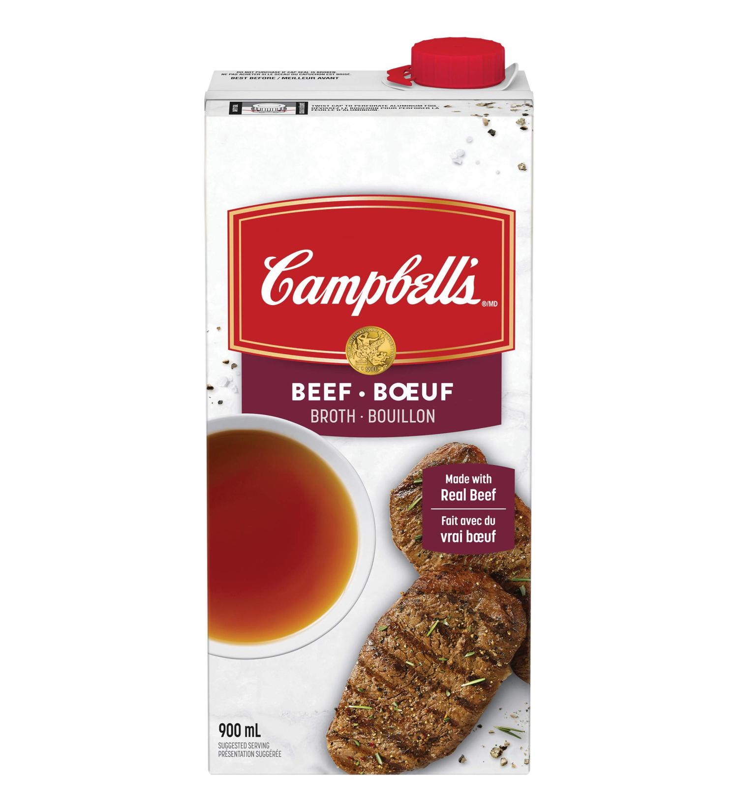 Campbell's Beef Broth 900 mL 900 ml (Pack of 1) - Buy Online on GoSupps.com