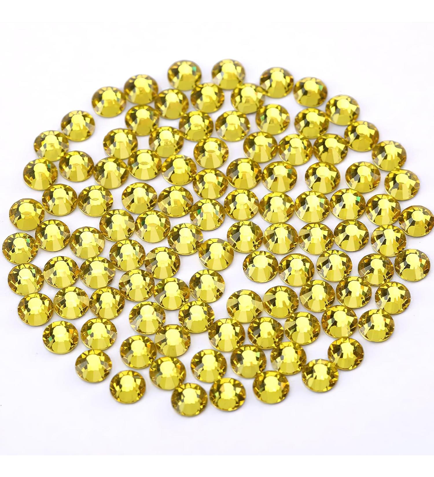 2160 PCS Rhinestones & Nail Crystals - Cittrine SS20 (4.6mm & 4.8mm) for Stunning Nail Art International Shipping Available - Buy Online on GoSupps.com