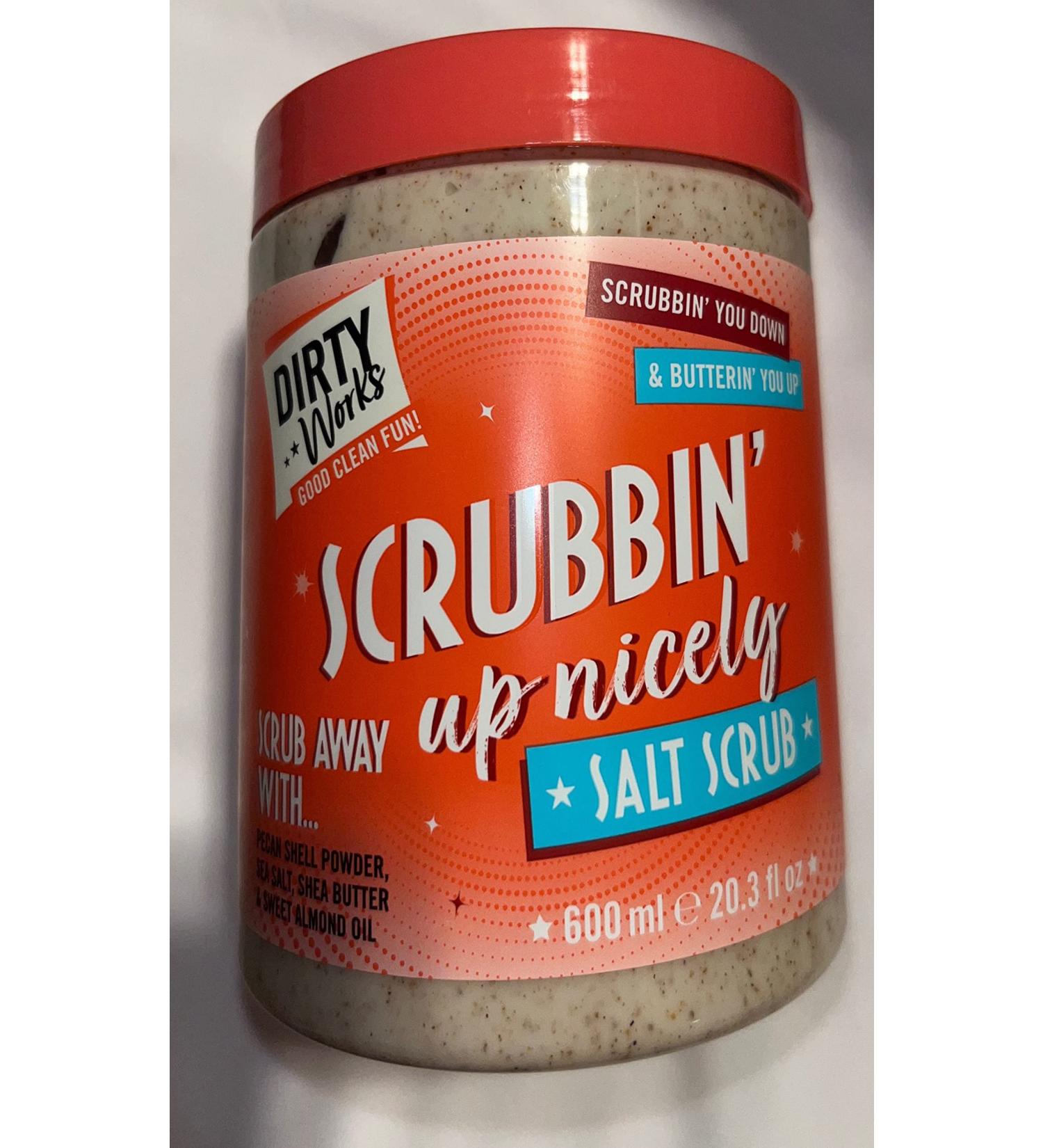 Scrubbin up nicely salt scrub
