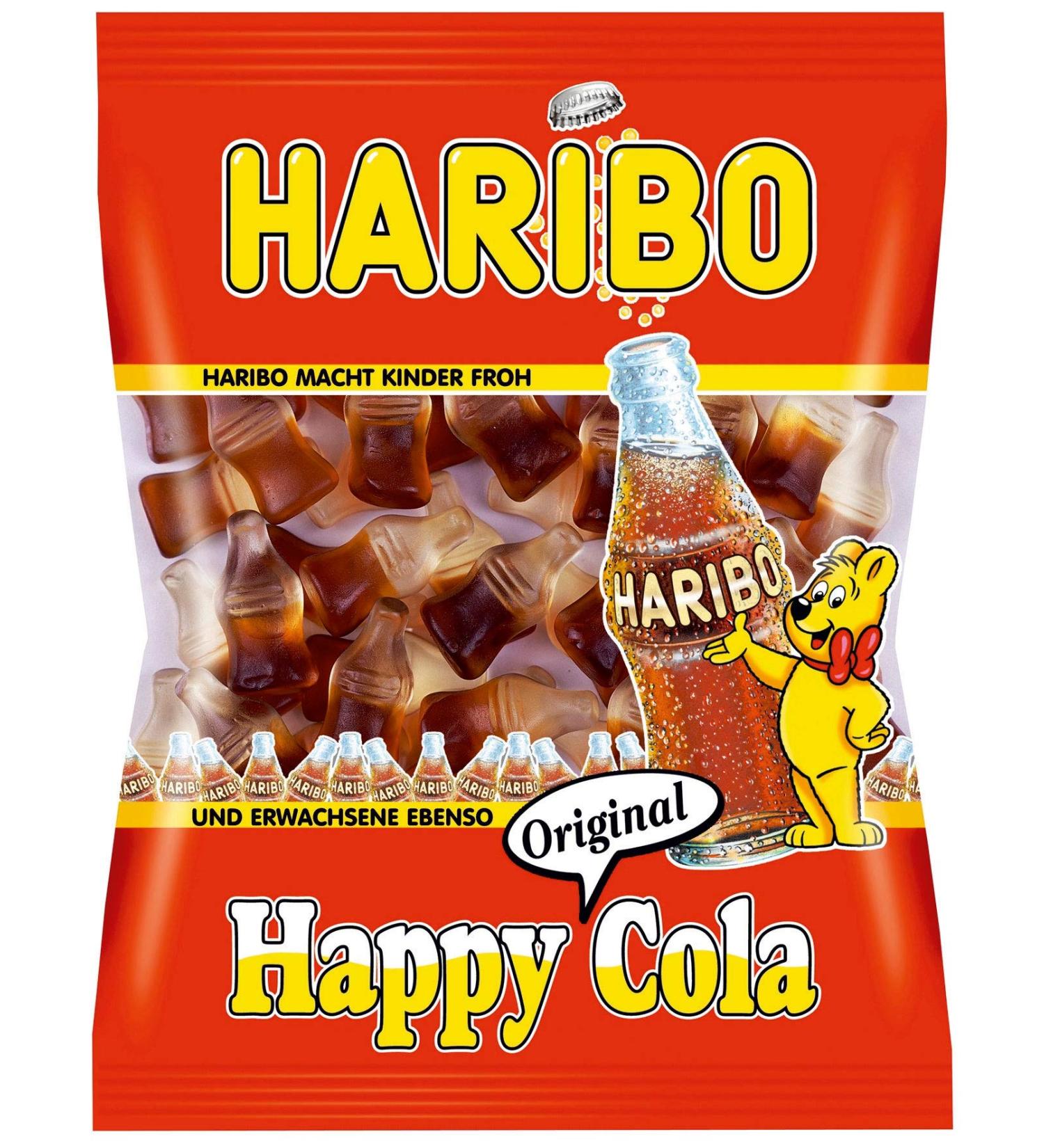 Haribo Happy Cola Bottle Gummies - Buy Online on GoSupps.com