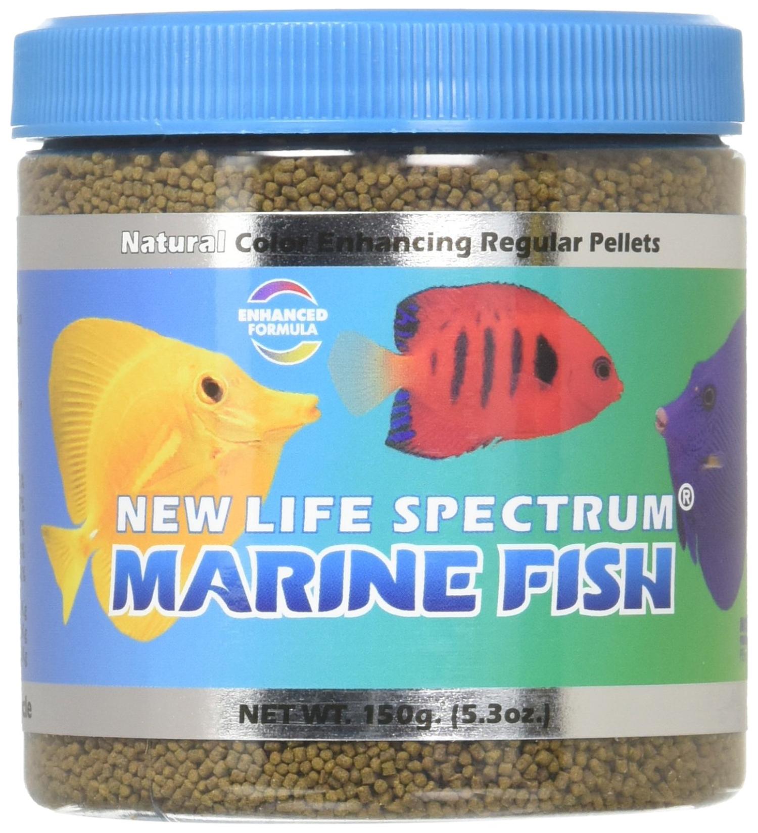 New Life Spectrum Marine Fish Tropical Food Pellets 5.3oz - Pack of 1 - Buy Online on GoSupps.com