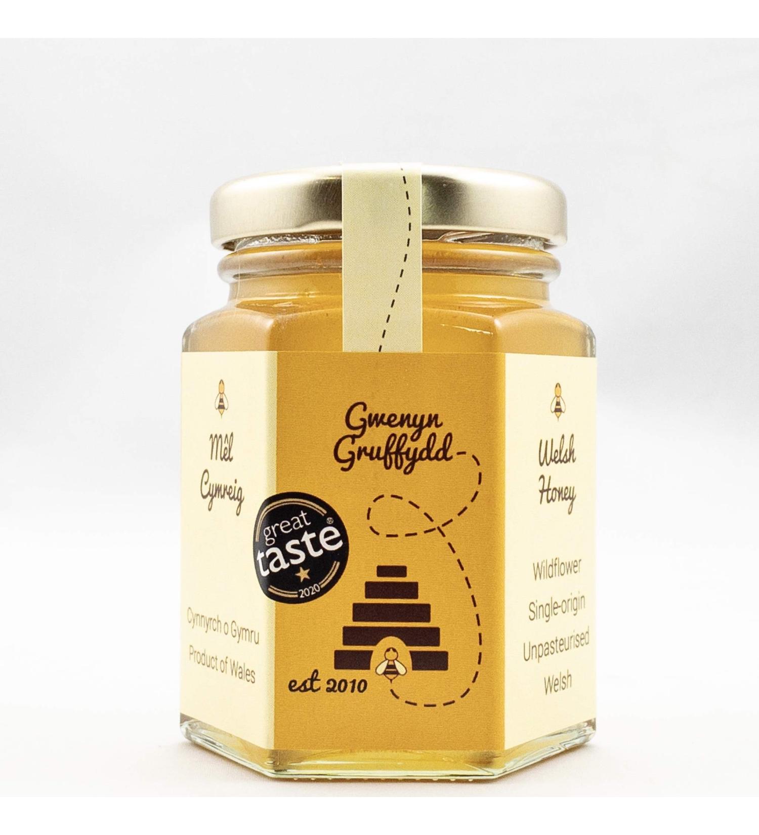 M l Gwenyn Gruffydd Local 100% Pure Natural Welsh British Blossom Unpasteurised Honey 142g Directly from Beekeeper - Buy Online on GoSupps.com