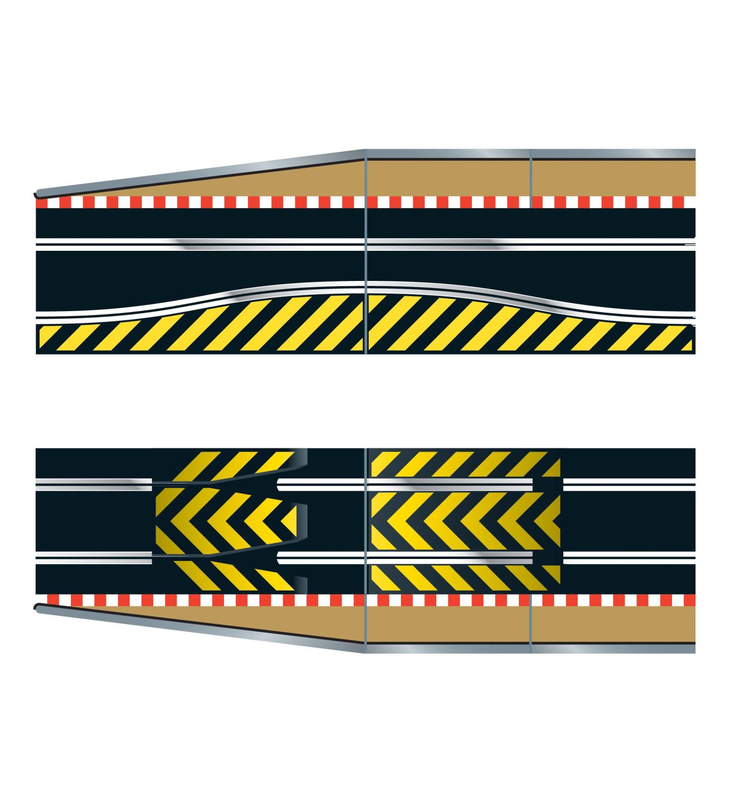 Scalextric 500008511 Extension Pack 2 - Leap & Chicane 1:32 Track Accessories for Enhanced Racing Experience - Buy Online on GoSupps.com