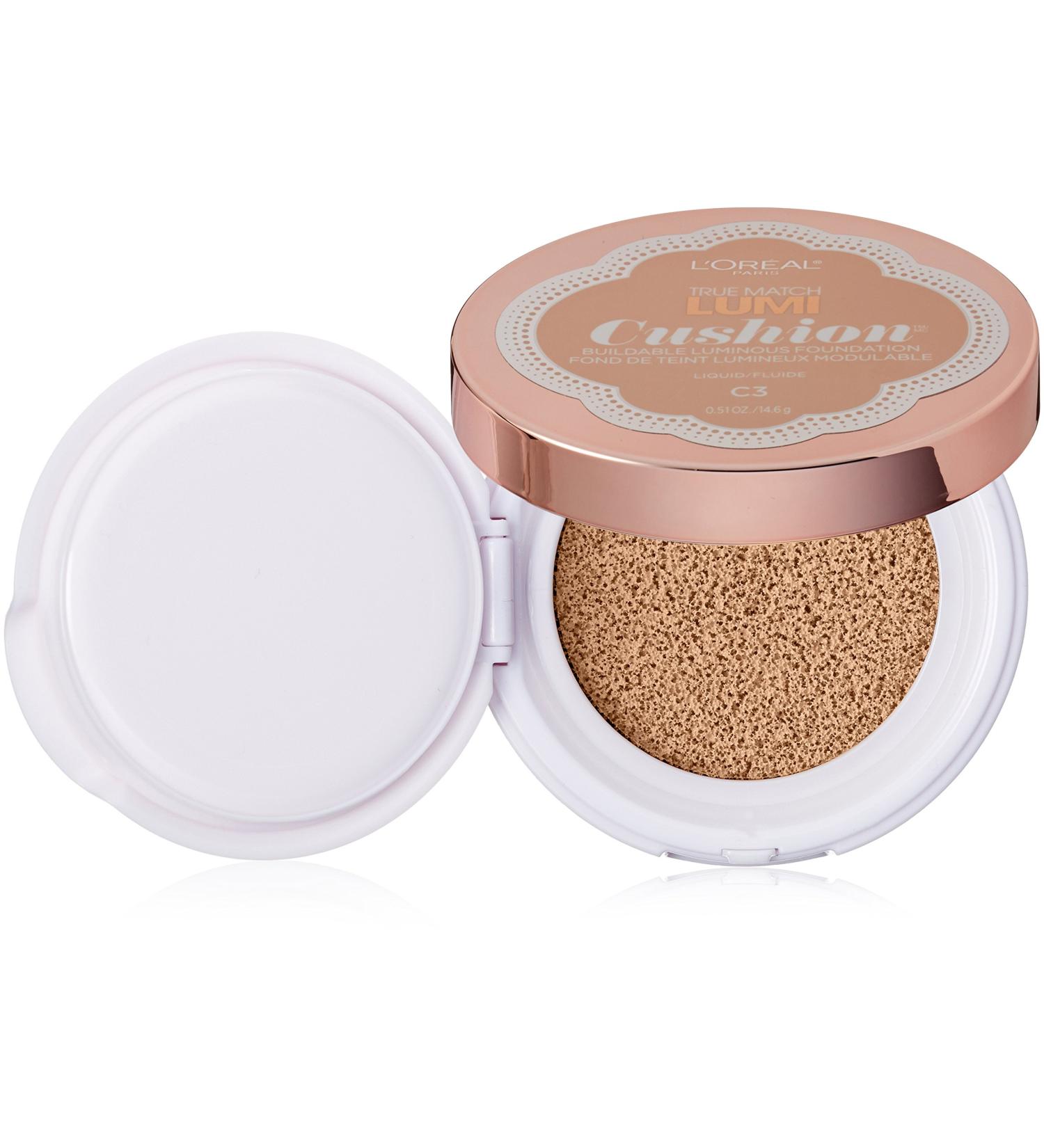 L'Or al Paris True Match Lumi Cushion Foundation - C3 Creamy Natural 0.51 oz - Buy Online on GoSupps.com