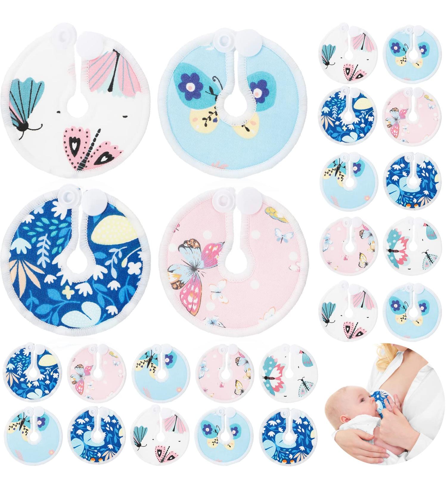 32 Pack G Tube Pads Holder - Cotton Feeding Support Covers for Abdominal G Tube & Nursing Care - Reusable Soft Pads - 4 Designs (Butterfly - Buy Online on GoSupps.com
