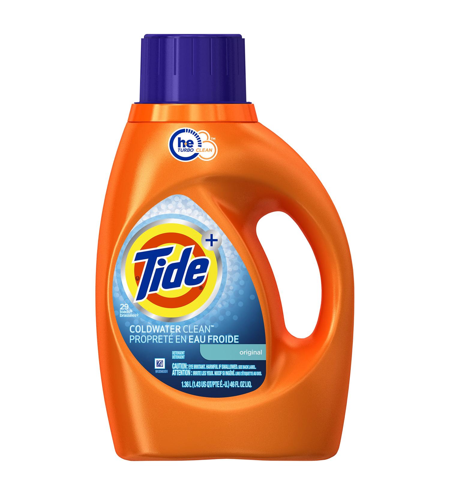 Tide Coldwater Clean Fresh Scent High Efficiency Turbo Clean Liquid Laundry Detergent 1.36 L (29 loads) - Packaging May Vary 1.36 l (Pack of 1) - Buy Online on GoSupps.com