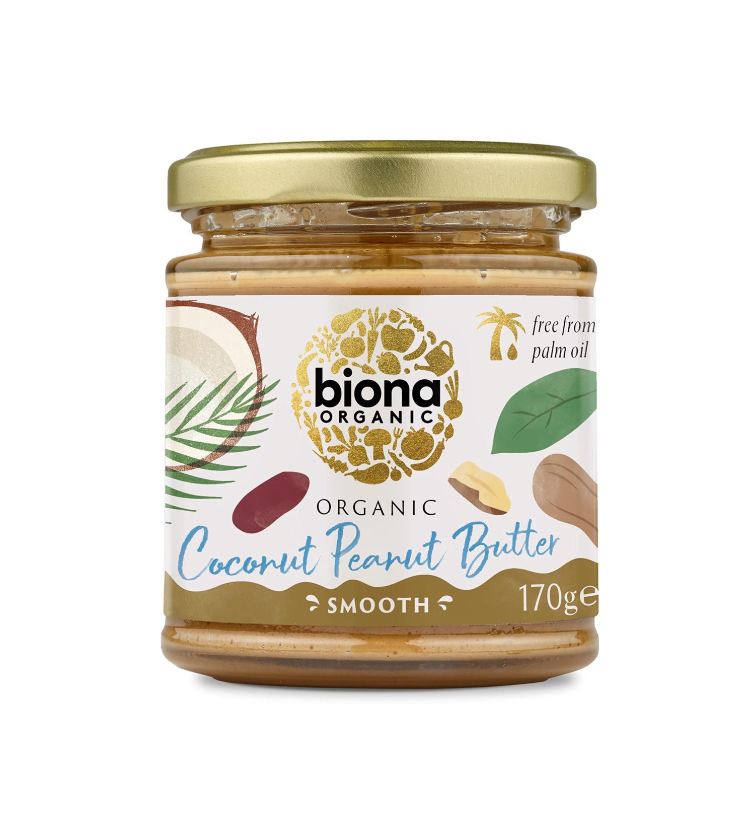 Biona Coconut Peanut Butter Organic 170g - Buy Online on GoSupps.com