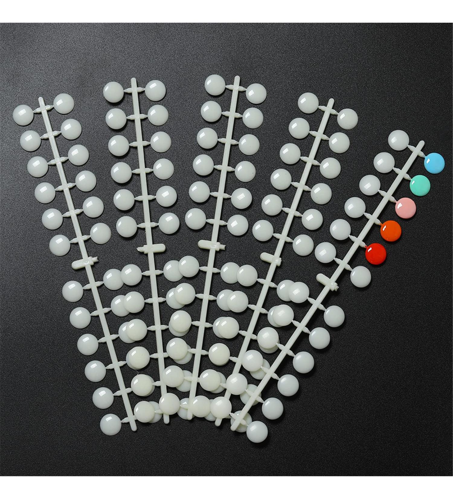 NMKL38 False Nail Tips Color Chart - 120 Pack Flat Back Display Tips with Adhesive Sticker - Natural Color Card for UV/Gel/Polish Nail Art - Buy Online on GoSupps.com