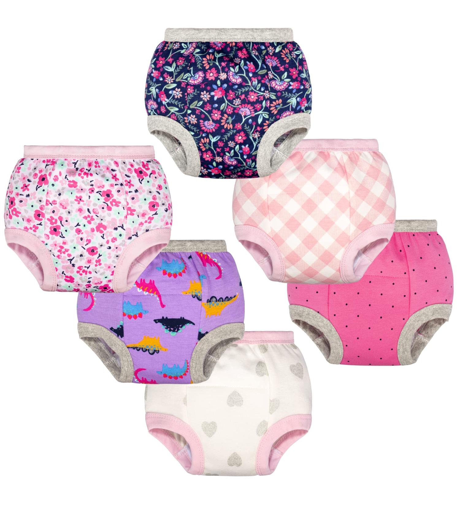 Big Elephant Baby Potty Training Pants 100% Cotton Pink 4T (Pack of 6) | Soft Absorbent Toddler Underwear - Buy Online on GoSupps.com