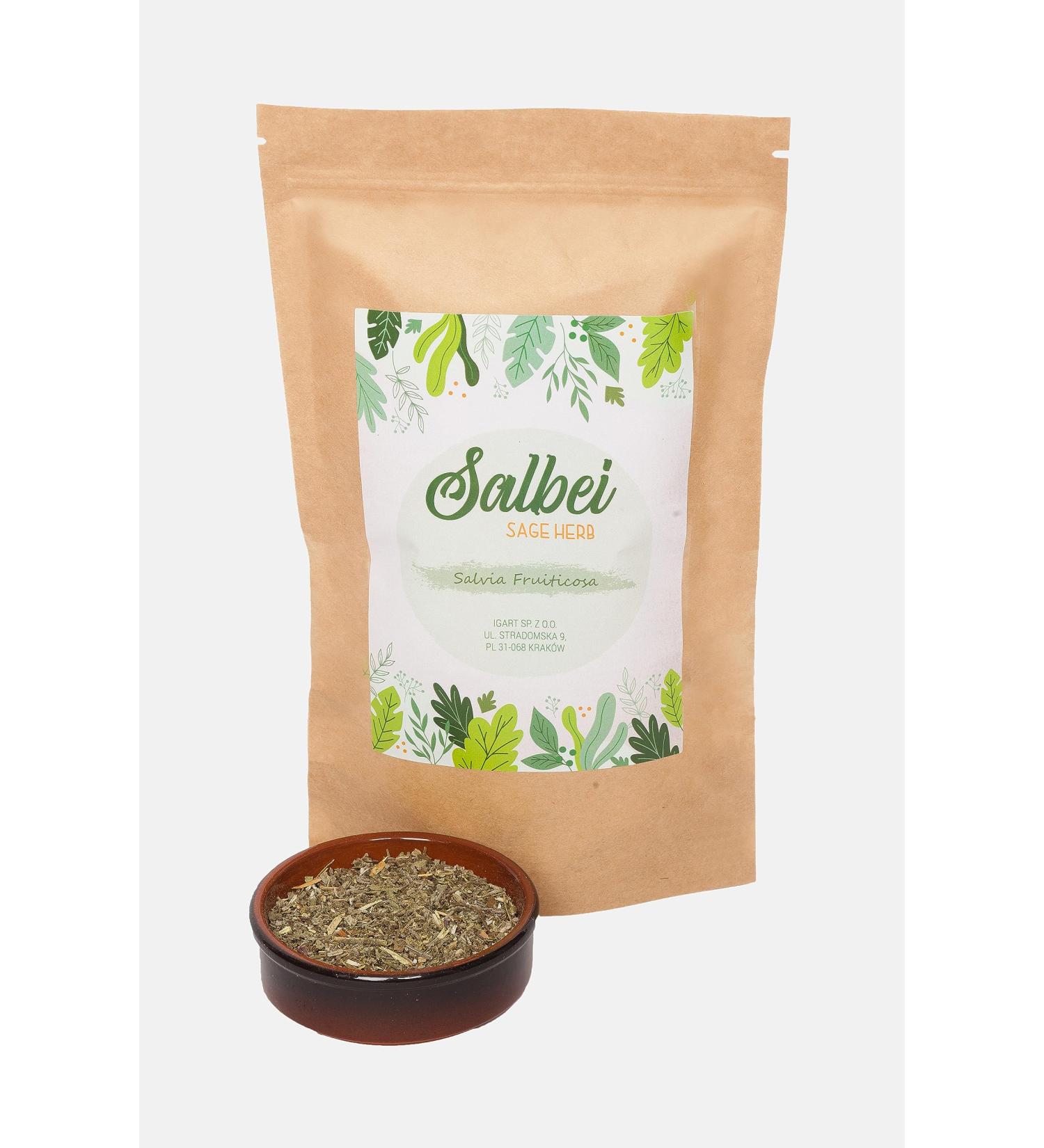 IGART Sage Herb 1000g 1kg | Salvia Fruiticosa | Natural Power for Health and Beauty | Disinfectant Effect | Antiseptic Properties - Buy Online on GoSupps.com