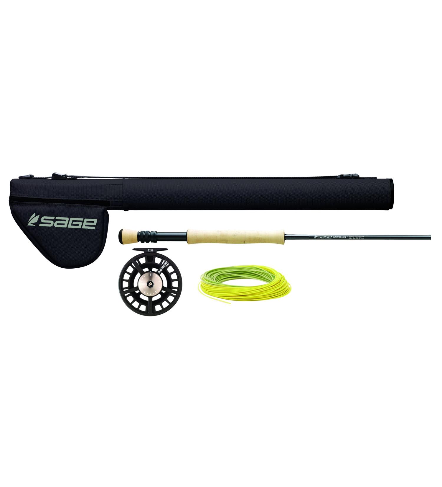 Sage Fly Fishing FOUNDATION Outfit 5WT 9' 0 - Fly Rod, Reel & Line Combo - Buy Online on GoSupps.com