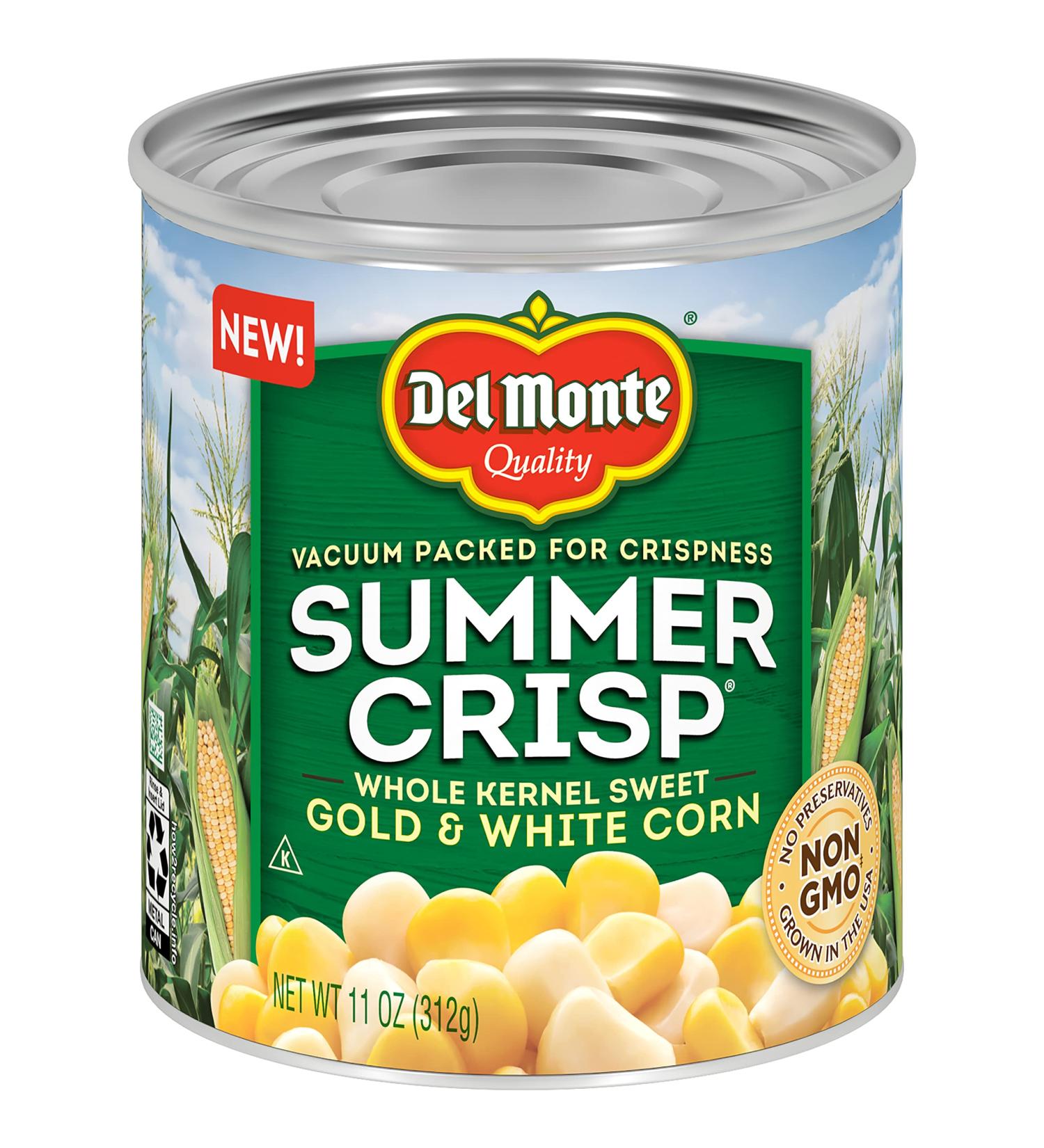 Del Monte Summer Crisp Whole Kernel Gold & White Corn 11oz - Pack of 12 - Buy Online on GoSupps.com