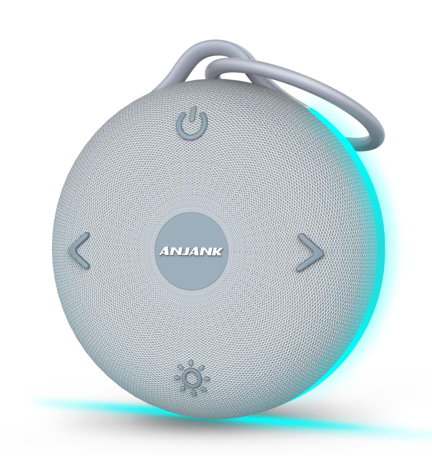 Portable White Noise Machine for Baby Sleeping with 17 Soothing Sounds and Night Lights - USB Rechargeable, Easy Hanging, Child Lock - Compact & Lightweight Kids Travel Essential - Buy Online on GoSupps.com