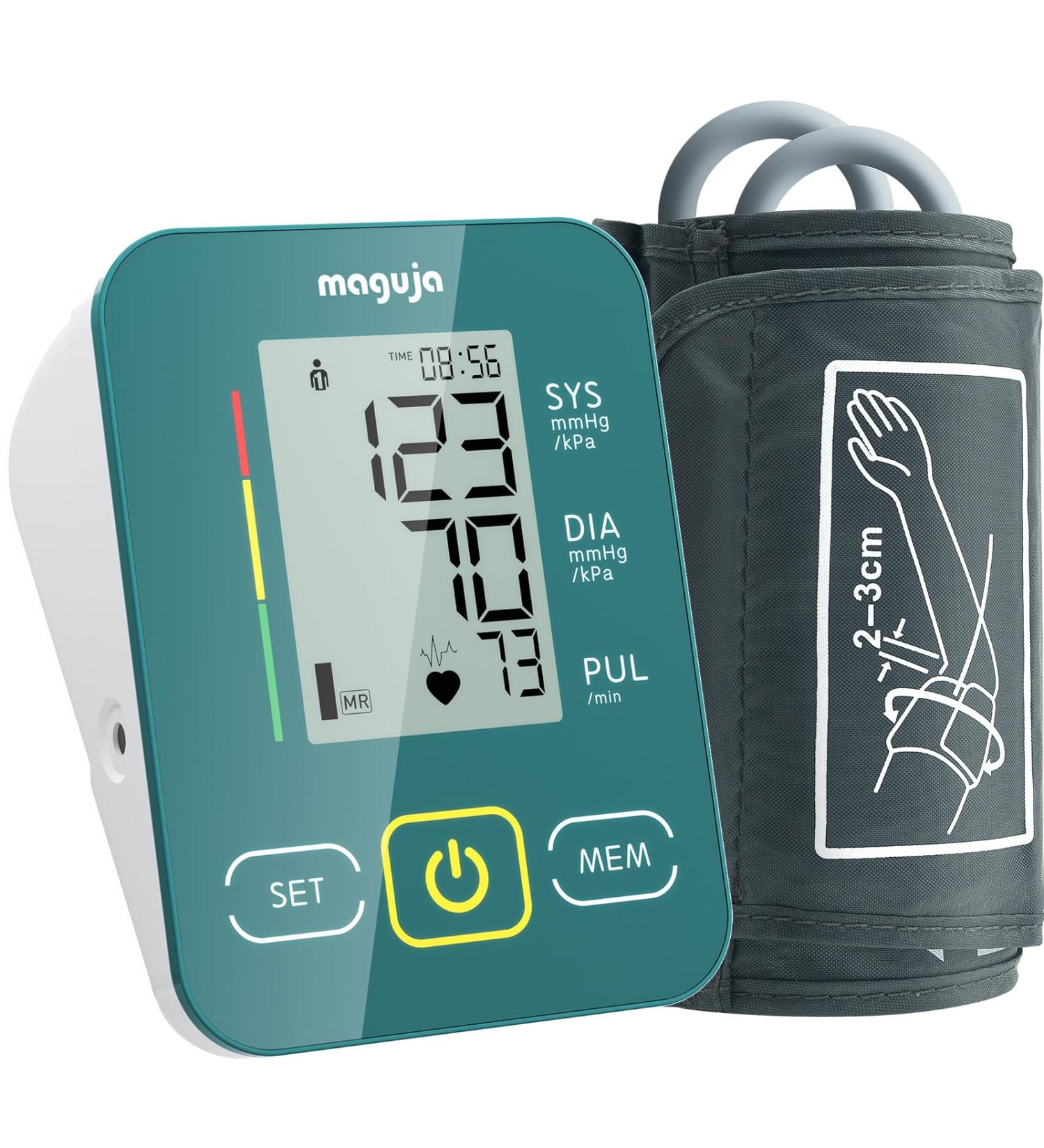 Buy Maguja Automatic Arm Blood Pressure Monitor - Digital BP Machine for Home Use Accurate & Easy to Use Ships Internationally - Buy Online on GoSupps.com