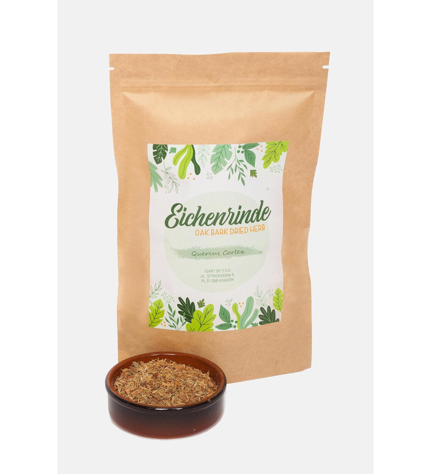 IGART Oak bark 200g Oak Bark Dried Herb Quercus Cortex Natural Medicine Health and Vitality Antiinflammatory and antifungal - Buy Online on GoSupps.com