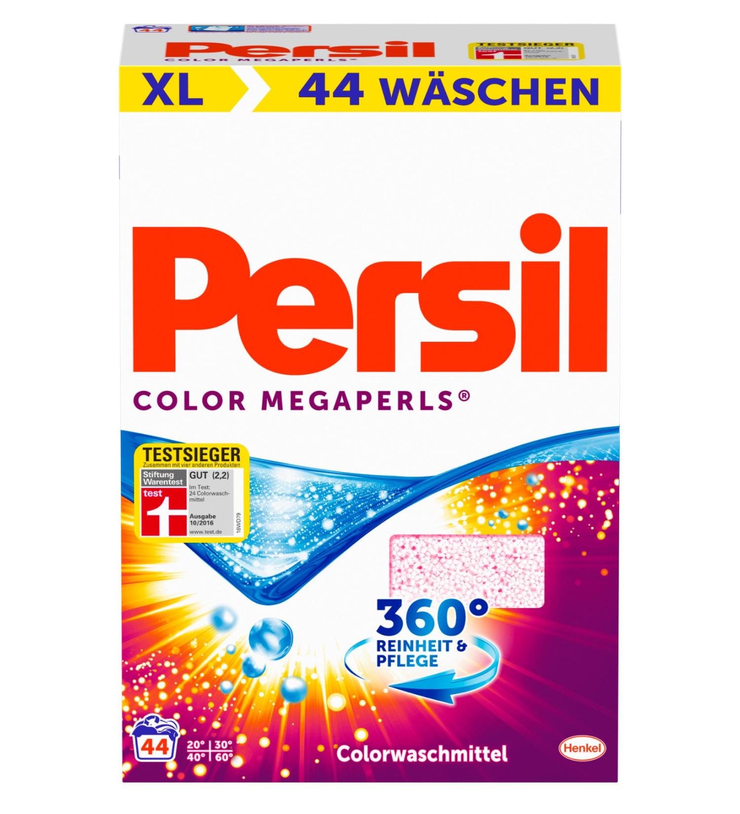 Persil Megaperls Color 3.256 Kg - 44 Loads | Premium Laundry Detergent for Bright Colors - International Shipping Available - Buy Online on GoSupps.com