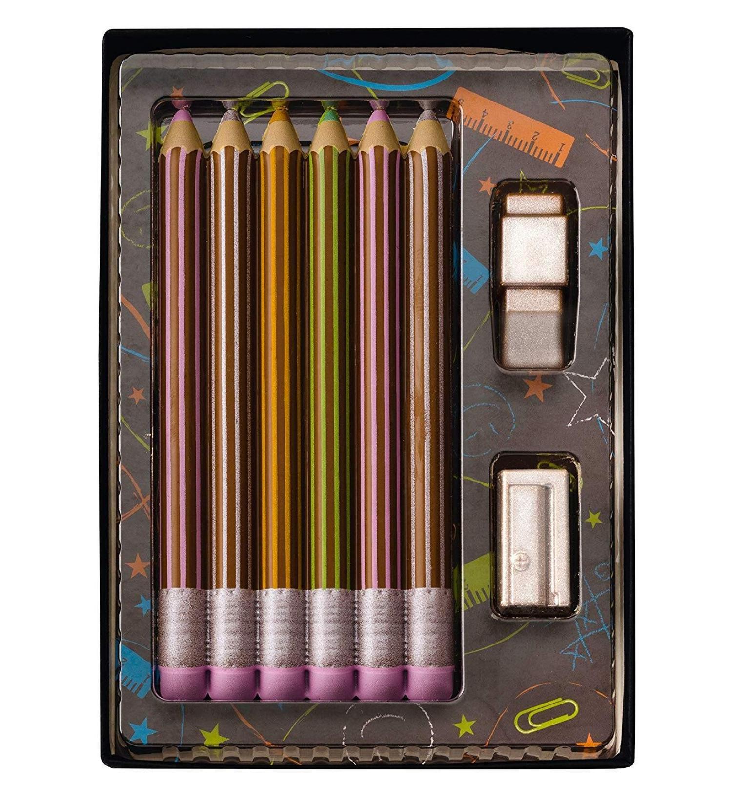 Weibler Confiserie Chocolaterie Set With Milk Chocolate Drawing Pencils - 1 x 40 Grams
