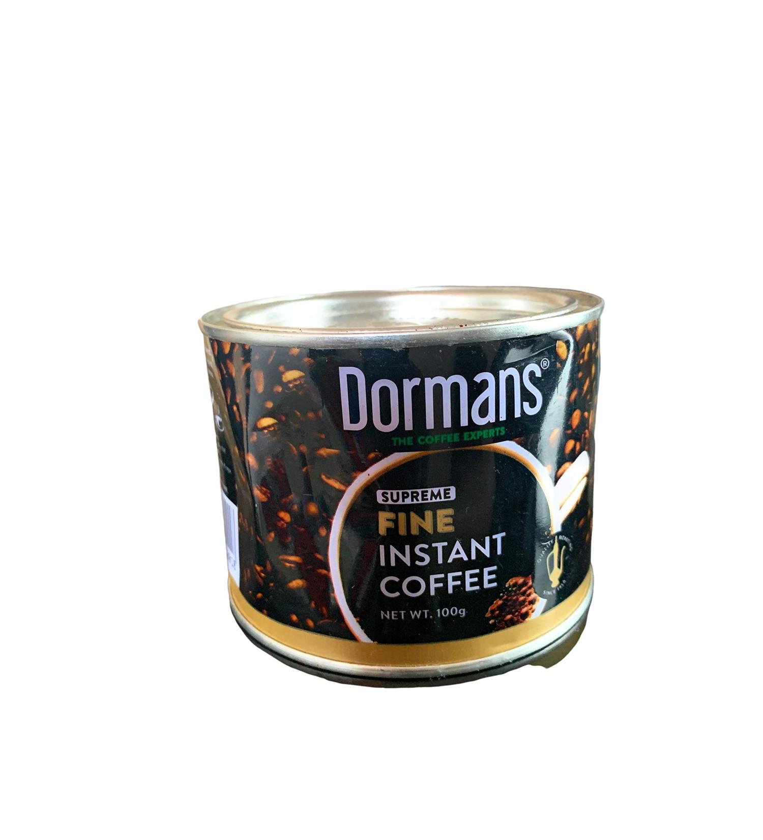 Dormans Supreme Instant Fine Roasted Ground Coffee Beans from Kenya -100g