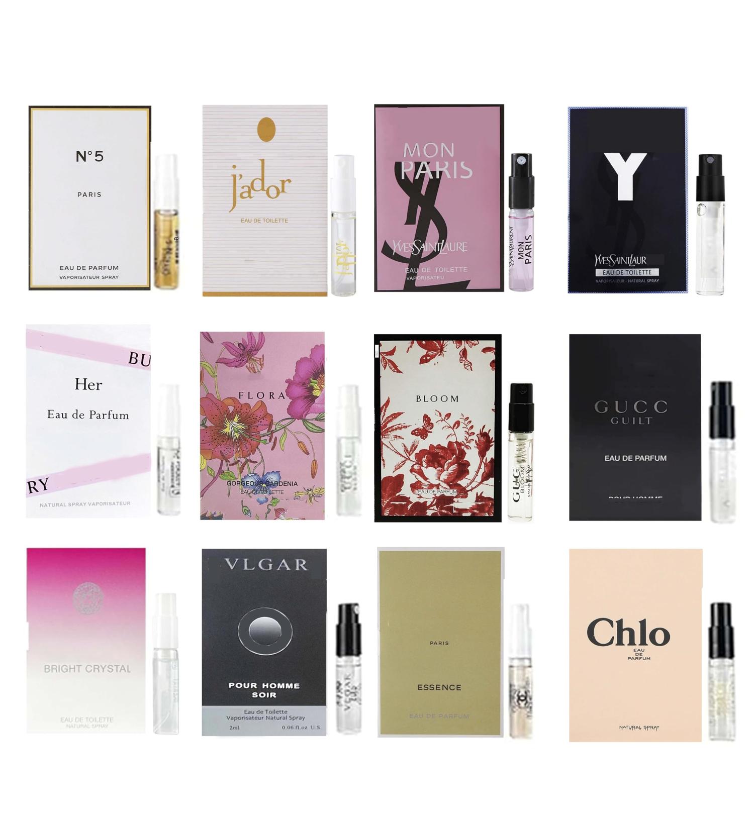 Women's Perfume Samples Designer Perfumes for Women Gift Set Travel Size Mini Perfume Sampler 12 Brands fragrance. 0.06 Fl Oz (Pack of 12) - Buy Online on GoSupps.com
