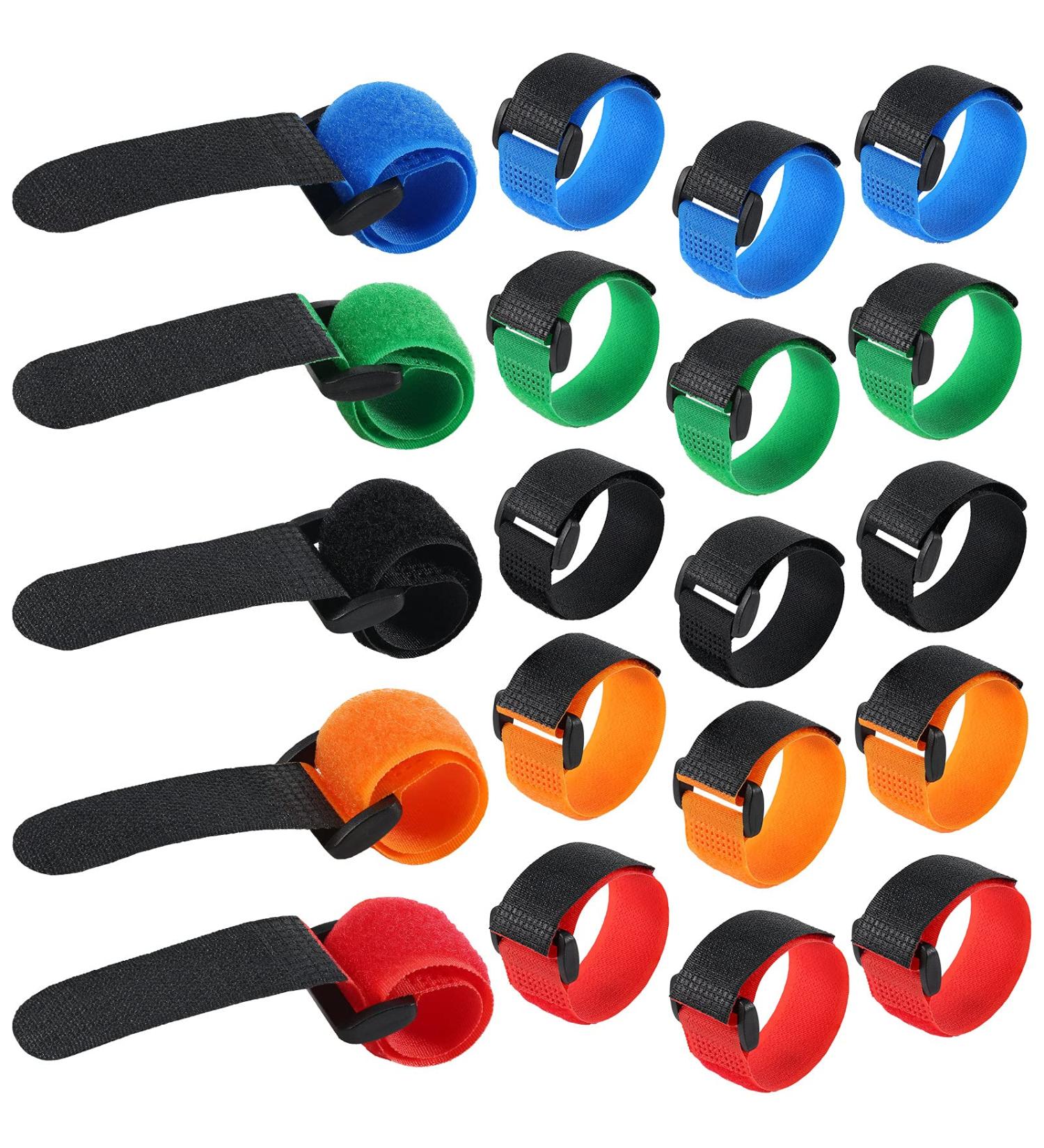 20 Pieces Fishing Rod Straps - Multi-Color Fishing Pole Ties & Holders - Buy Online on GoSupps.com