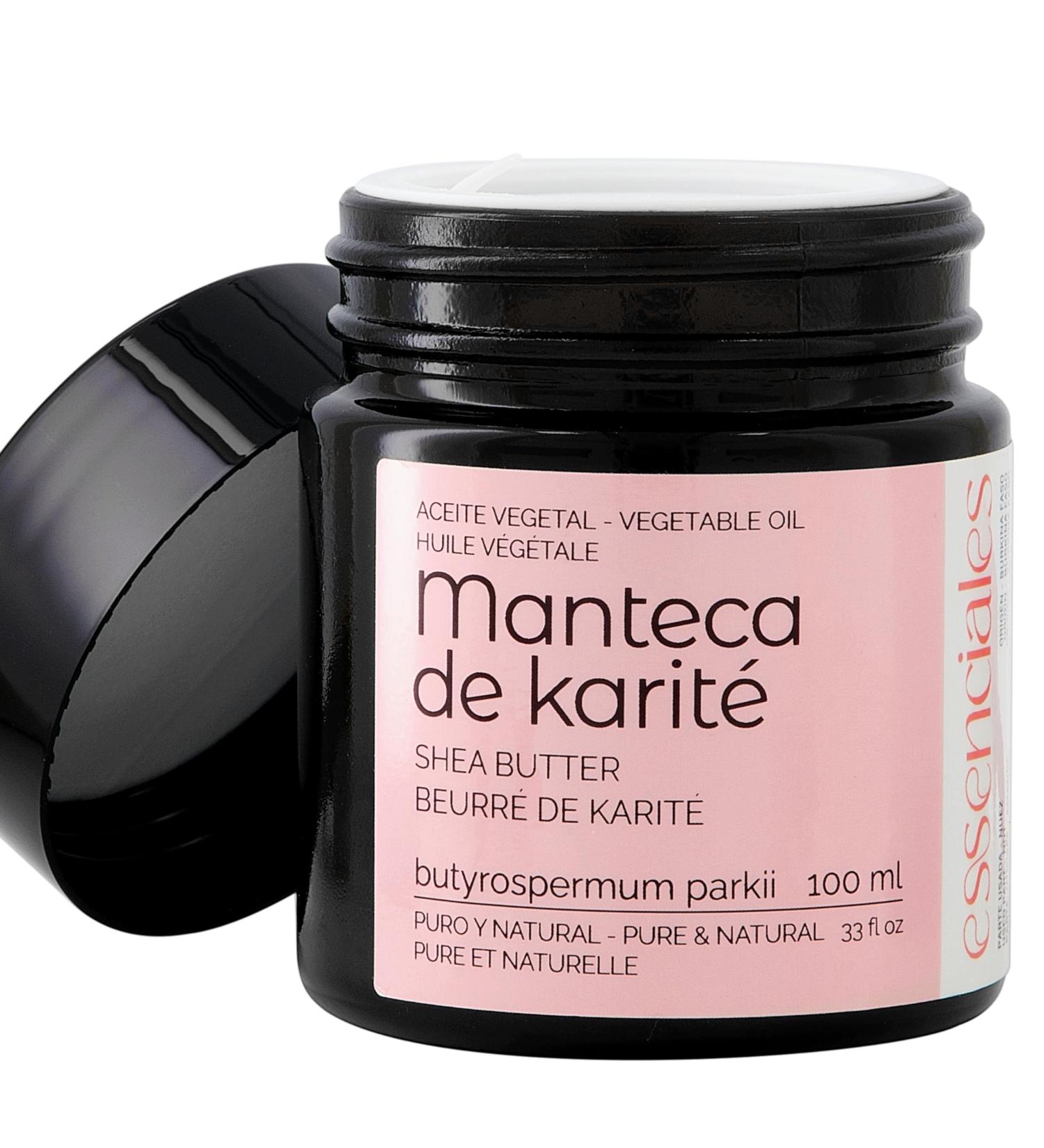  Essenciales Pure Organic Shea Butter Essentials - 100ml Organic Unrefined - Natural First Cold-Pressed Shea Butter - Buy Online on GoSupps.com