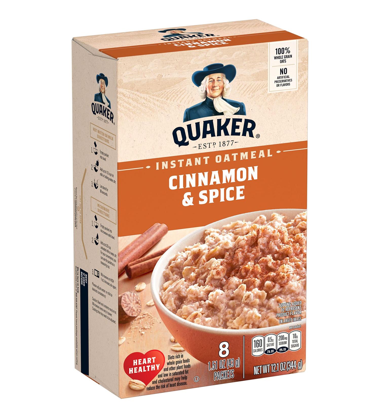 avoine instantan s cannelle et pices paquets de 42 8 g (lot de 8 - Buy Online on GoSupps.com