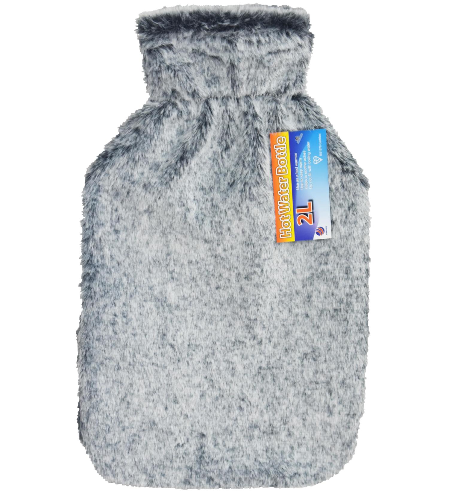 Hot Water Bottle Cover Only 2L Premium Cover (Black) - Buy Online on GoSupps.com