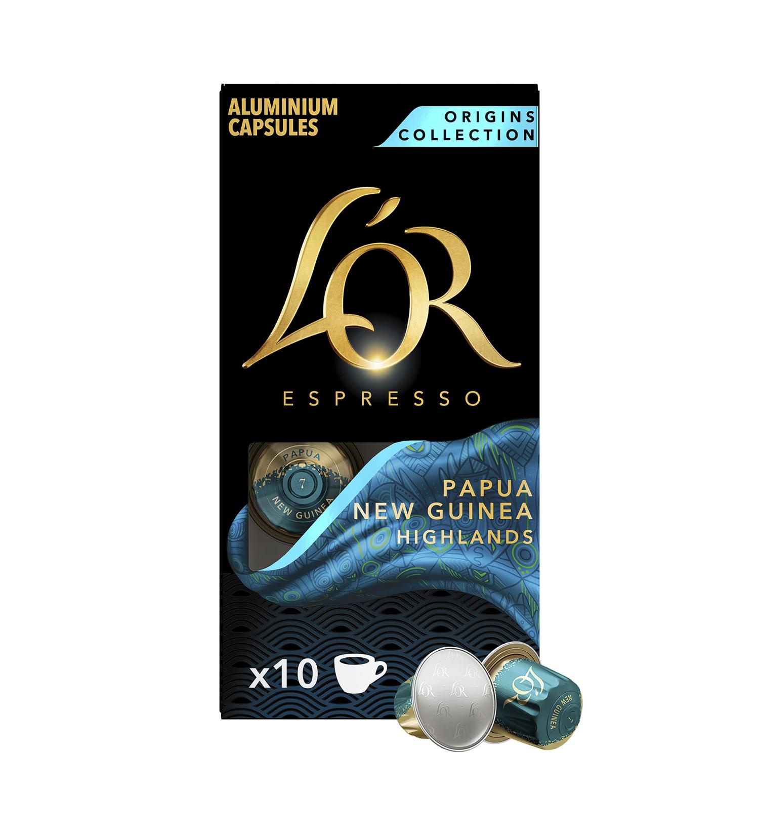 L'Or Caf Aluminum Capsules Papua Intensity 7 - X10 - 10 capsules - Buy Online on GoSupps.com