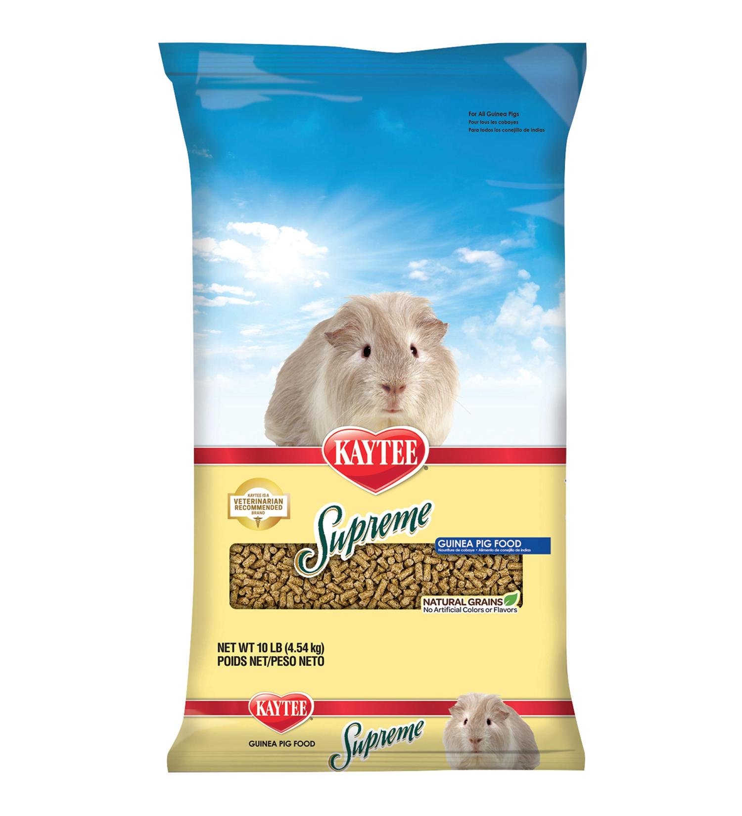 Kaytee Supreme Guinea Pig Food 10lb - High-Quality Diet for Optimal Health - Buy Online on GoSupps.com