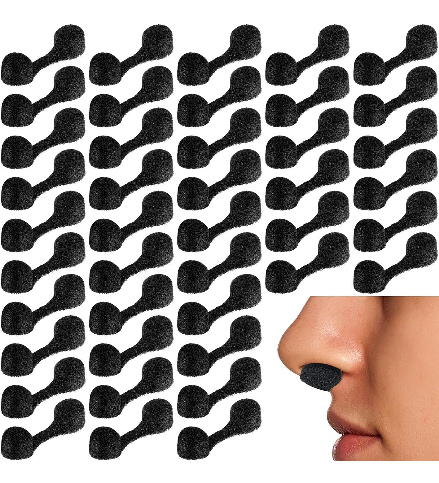 100 Pieces Nose Plug Filter Disposable Nose Dust Filters Nostril Filters Spray Nose Filter Sponge Nose Plugs for Women Men Sunless Spray Tanning Outdoor Dust Construction Areas (Black) - Buy Online on GoSupps.com