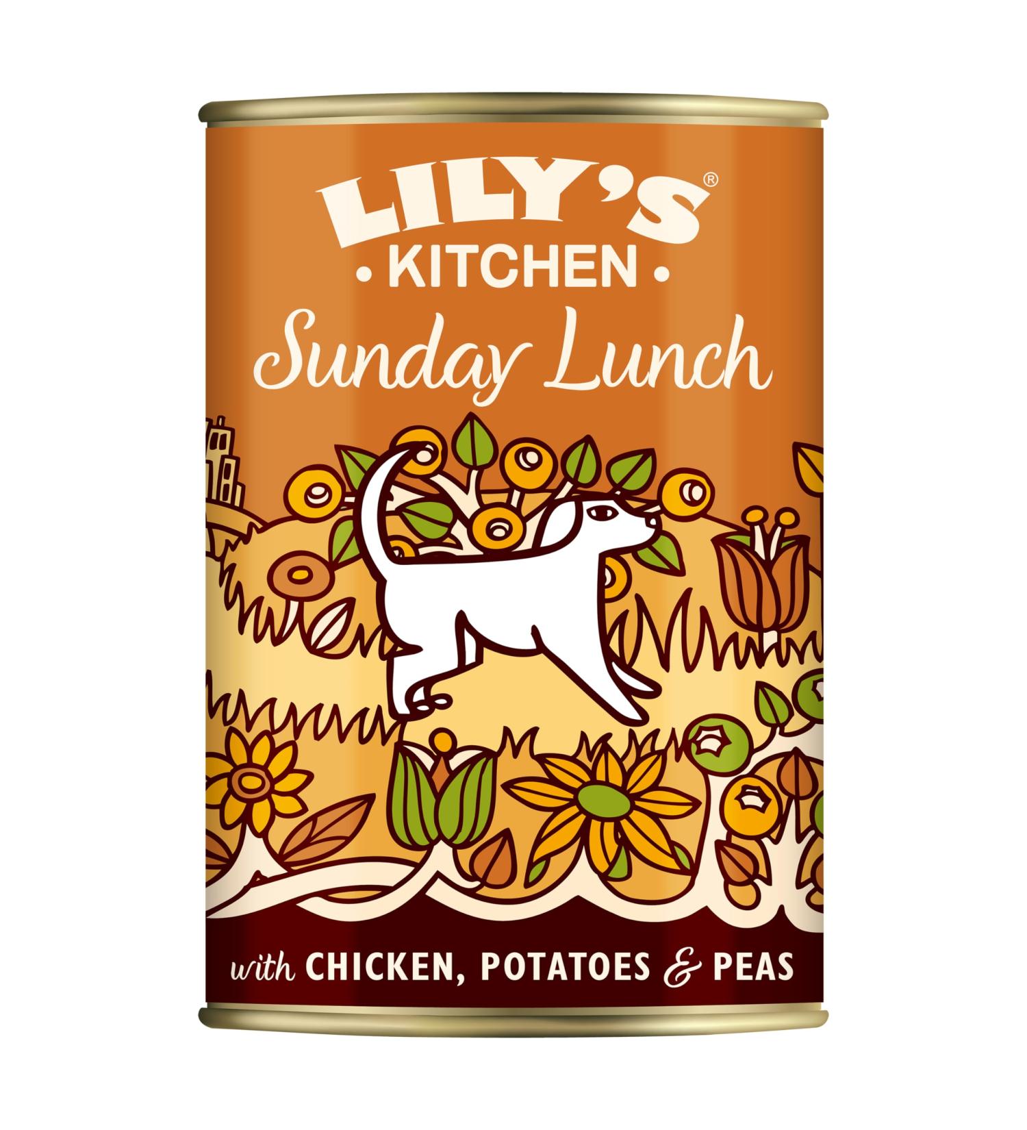 Lilys Kitchen Natural Grain-Free Wet Dog Food - Sunday Feasts (6 x 400g) | Premium Adult Dog Can - Buy Online on GoSupps.com