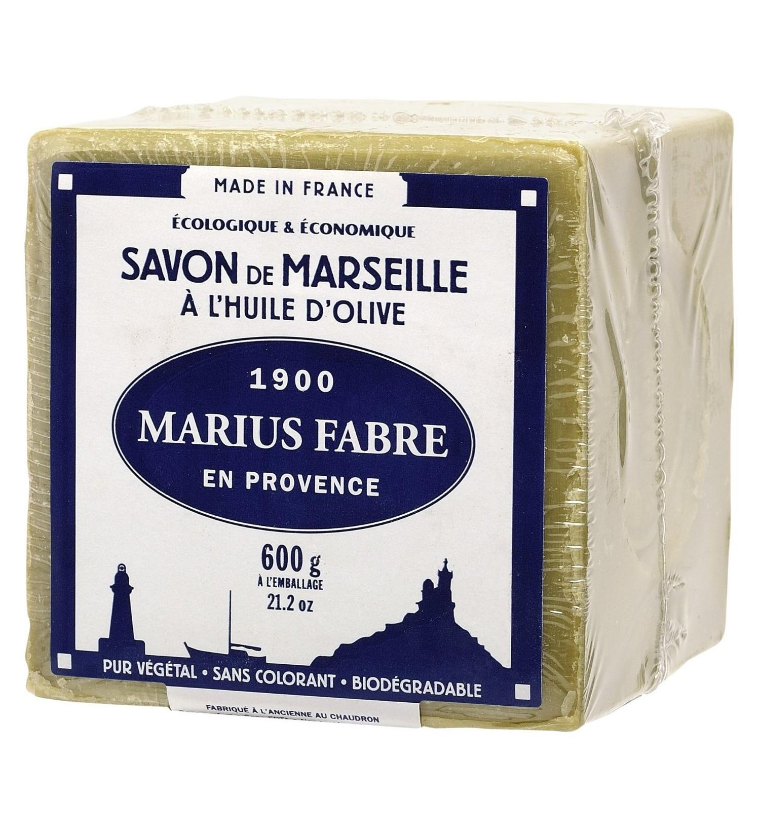 Savon De Marseille Soap 21.1 Oz 72% Olive Oil - Marius Fabre
