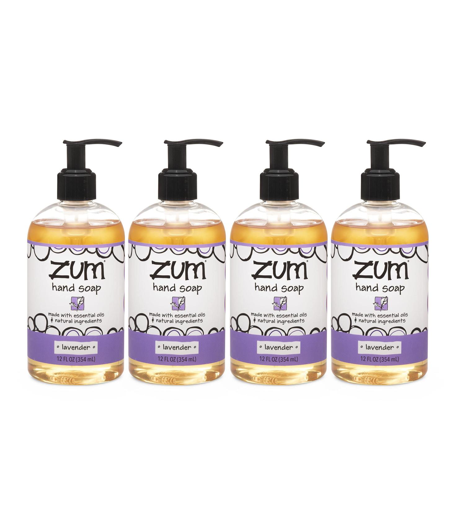 ZUM Lavender Hand Soap 12 fl oz - Natural, Aromatic Cleanser - Buy Online on GoSupps.com