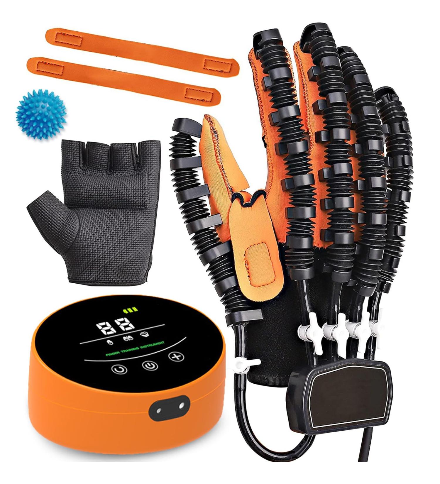 Rehabilitation Robot Gloves for Stroke Hemiplegia Patients Equipment for Hand Pain Relief Therapy Hand Exerciser Aids Robotic Glove(Size:Right Hand L Color:Orange) Right Hand L Orange - Buy Online on GoSupps.com