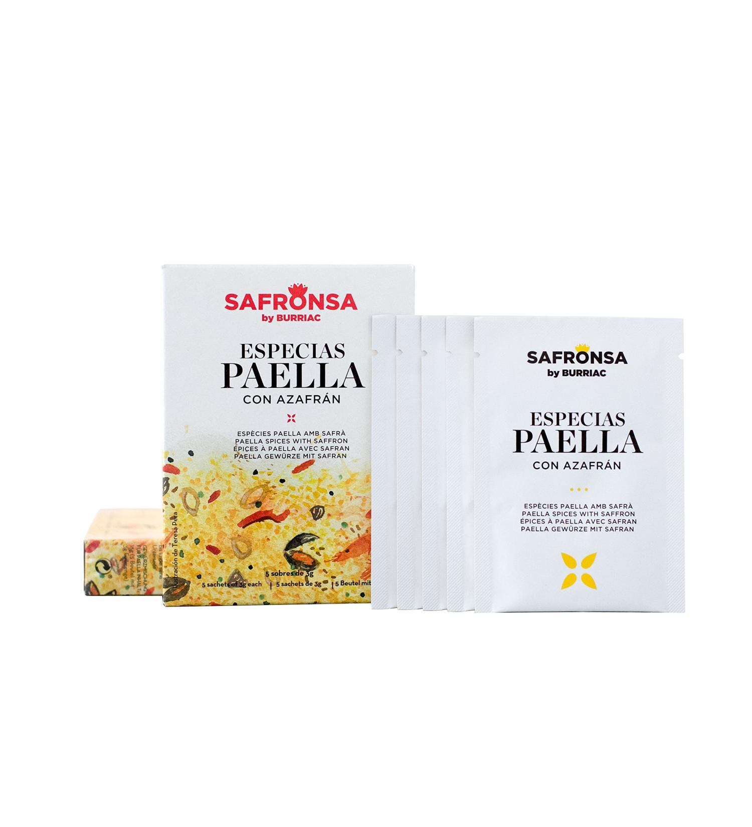 Set of 5 X Sachets of Paella Seasoning - Contains Saffron - Buy Online on GoSupps.com