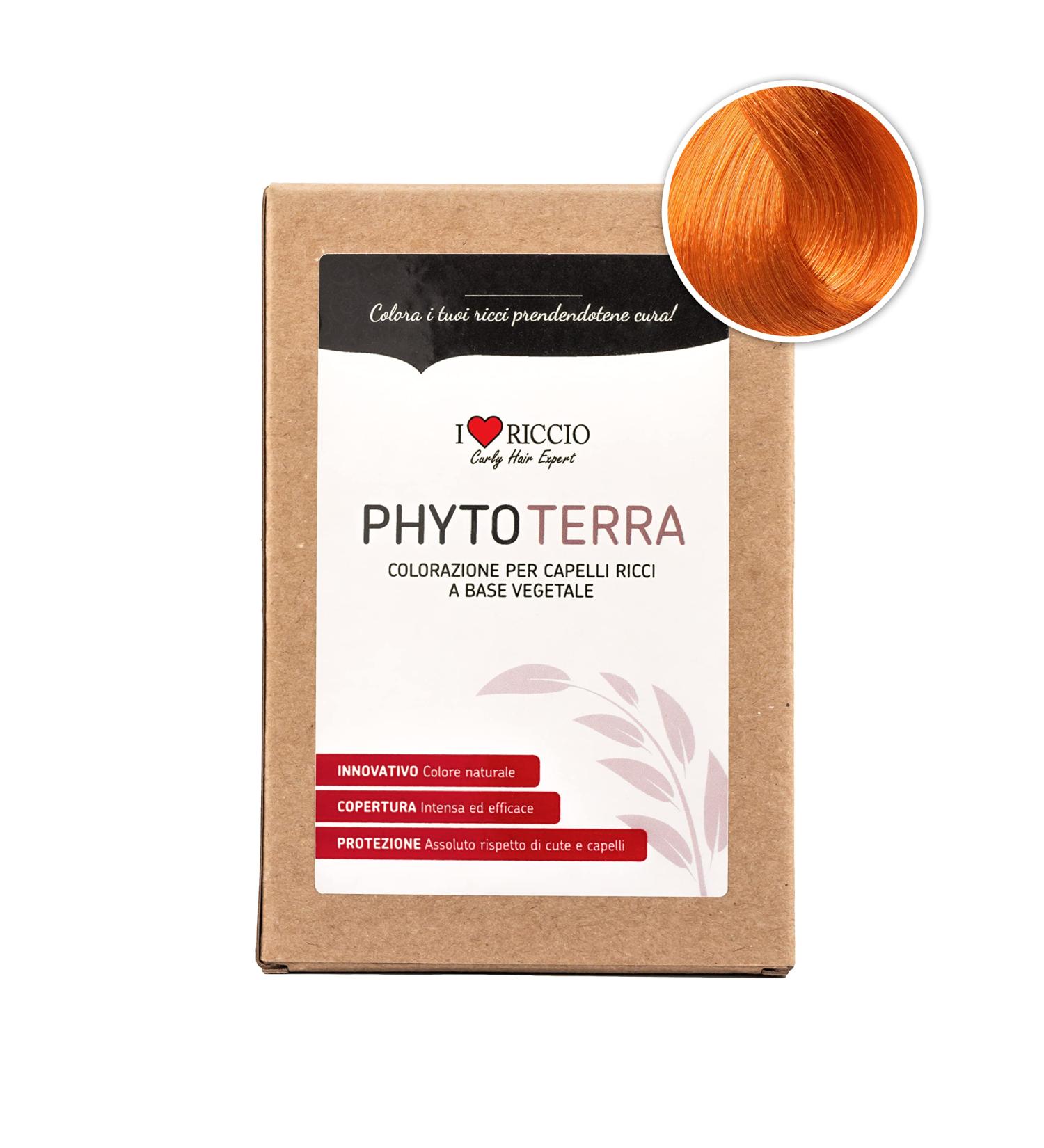 I LOVE RICCIO I Love Hedgehog PhytoTerra Plantbased curl dye natural hair color strengthens curly hair stimulates and strengthens flexibility nuance blond gold 80 g