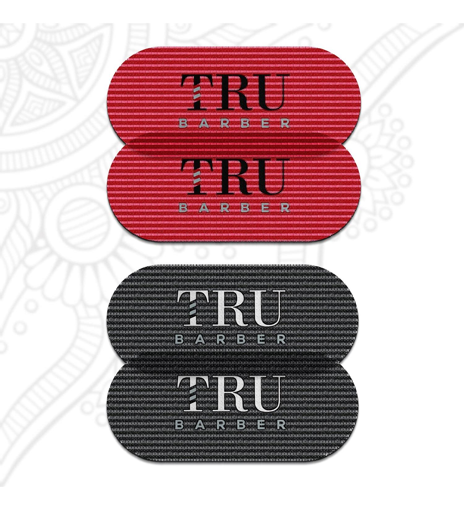TRU Barber Hair Grippers Bundle Pack - 4 PCS Red/Black for Men and Women - Salon and Barber Hair Clips for Styling - Buy Online on GoSupps.com