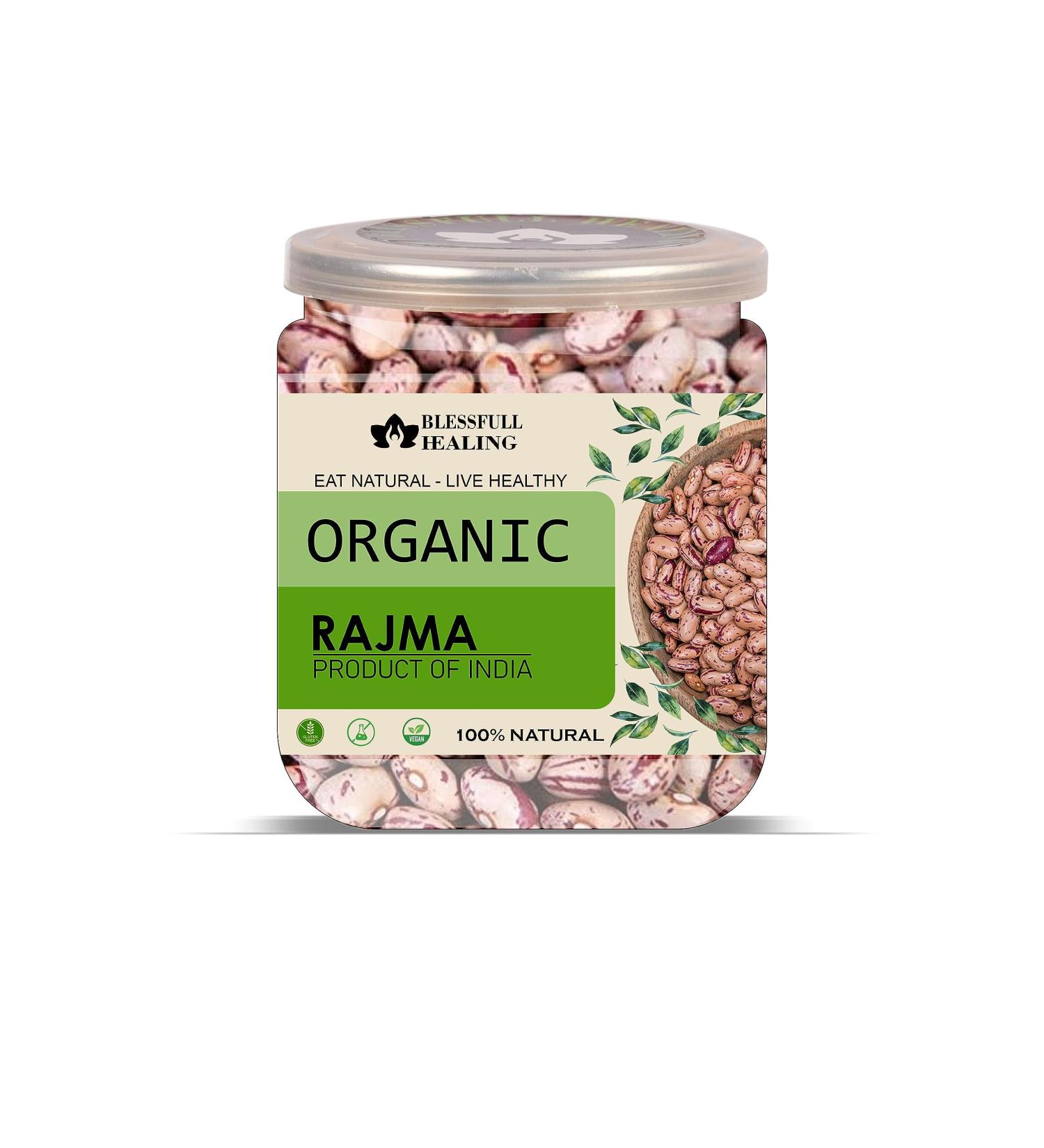 Blessfull Healing Organice RAJMA 1 lb (453 Gram) - Buy Online on GoSupps.com