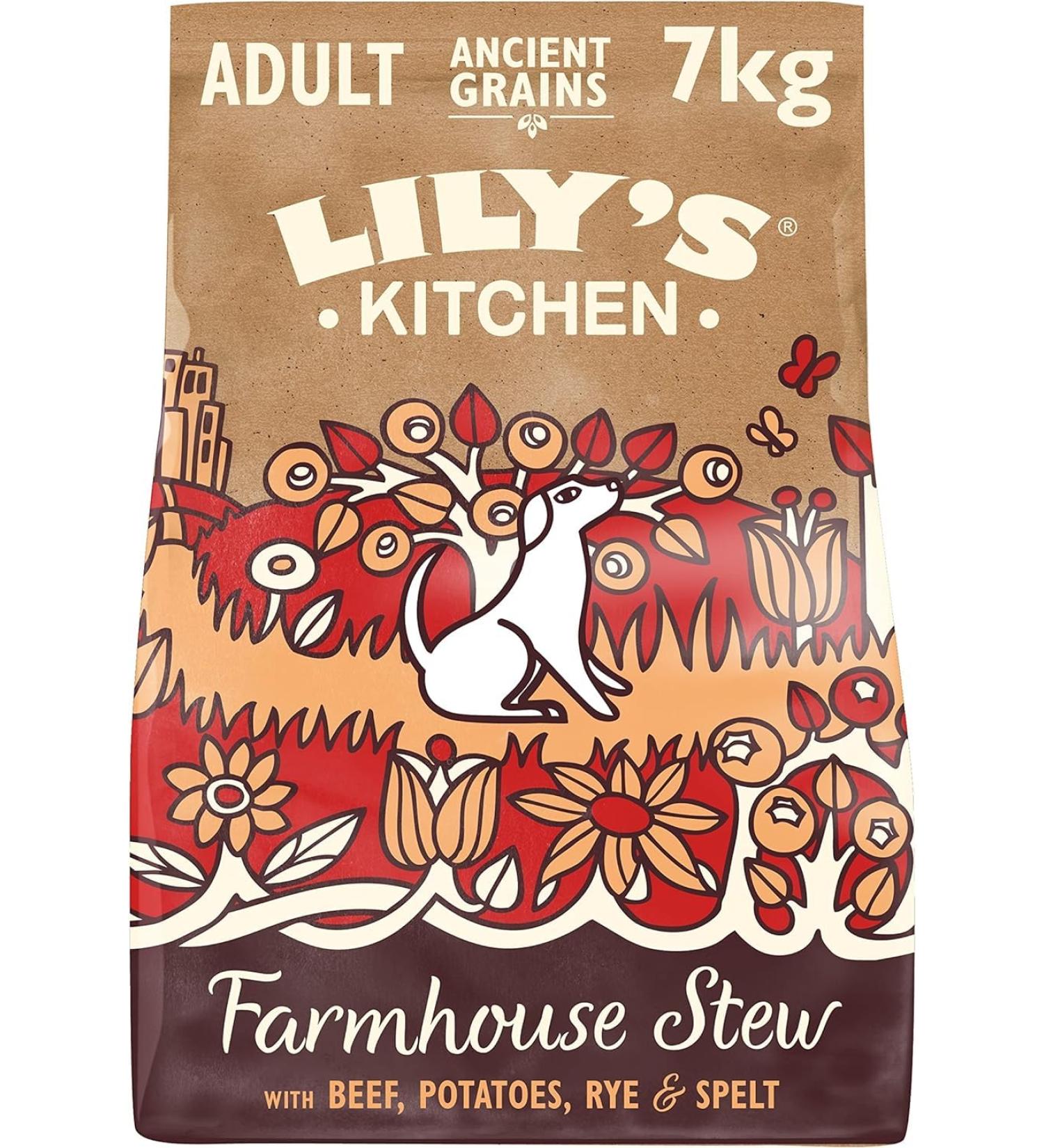 Lily's Kitchen Ancient Grains Beef with Potatoes Rye & Spelt for Dogs 7kg - Buy Online on GoSupps.com