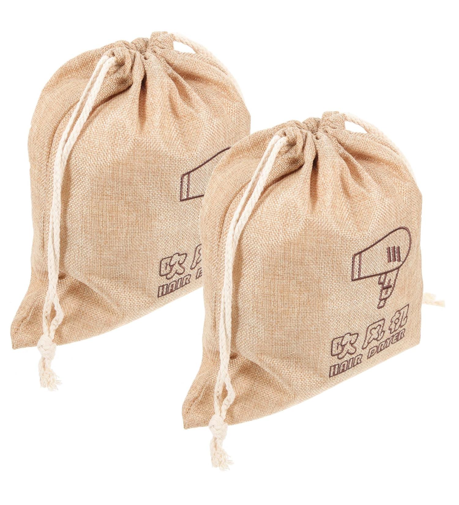 CANIGHT 2pcs Travel Hair Dryer Hair Dryer Bags Portable Hair Dryer Bag Travel Wine Bag Drawstring Bag Cloth - Buy Online on GoSupps.com