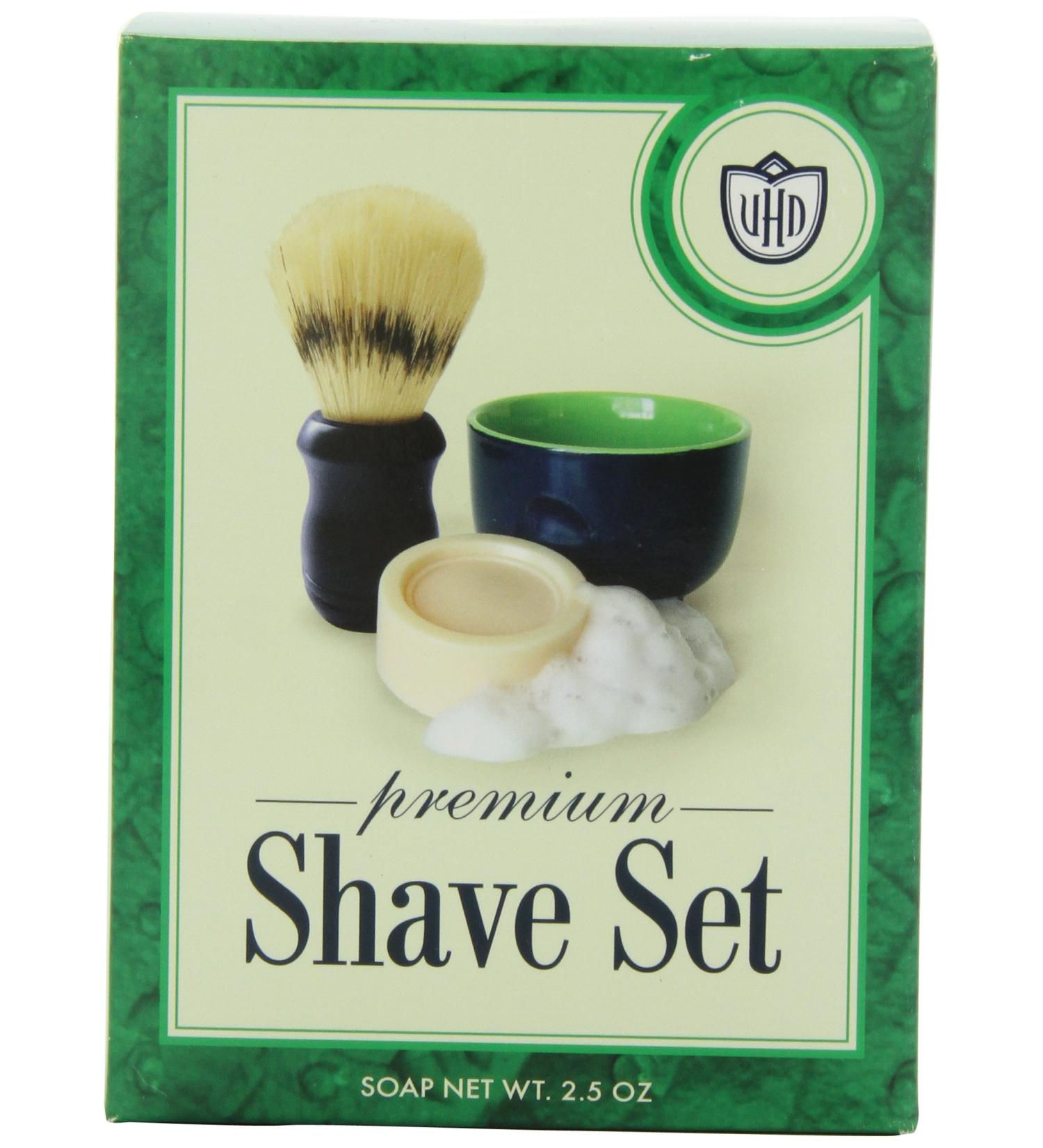 Van Der Hagen Premium Shave Set - Complete Kit with Soap Bowl & Brush for a Superior Shaving Experience - International Shipping Available - Buy Online on GoSupps.com