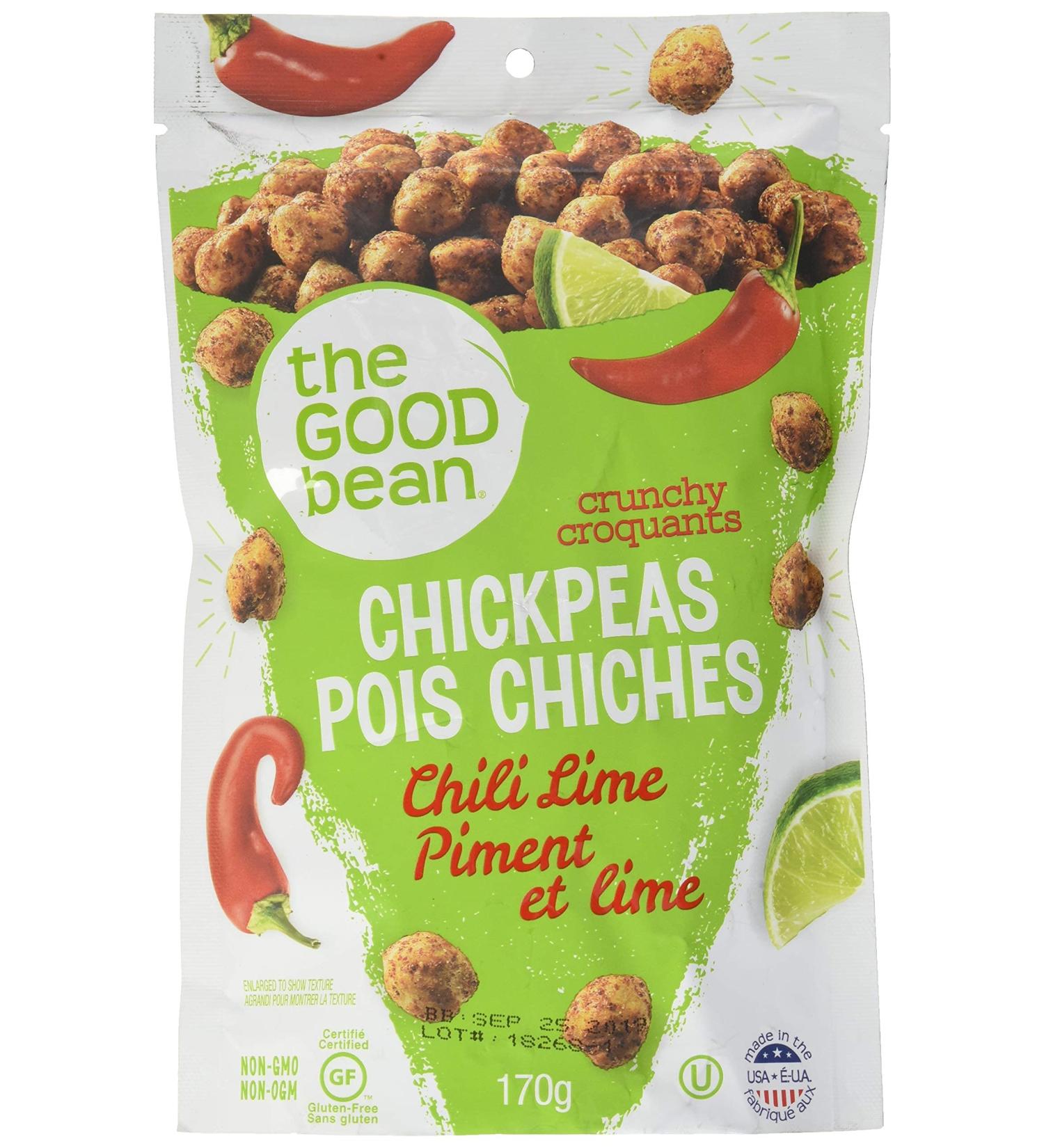 Good Bean Smoky Chili Lime Chickpea Snacks - Gluten & Nut Free, 6 oz - Buy Online on GoSupps.com