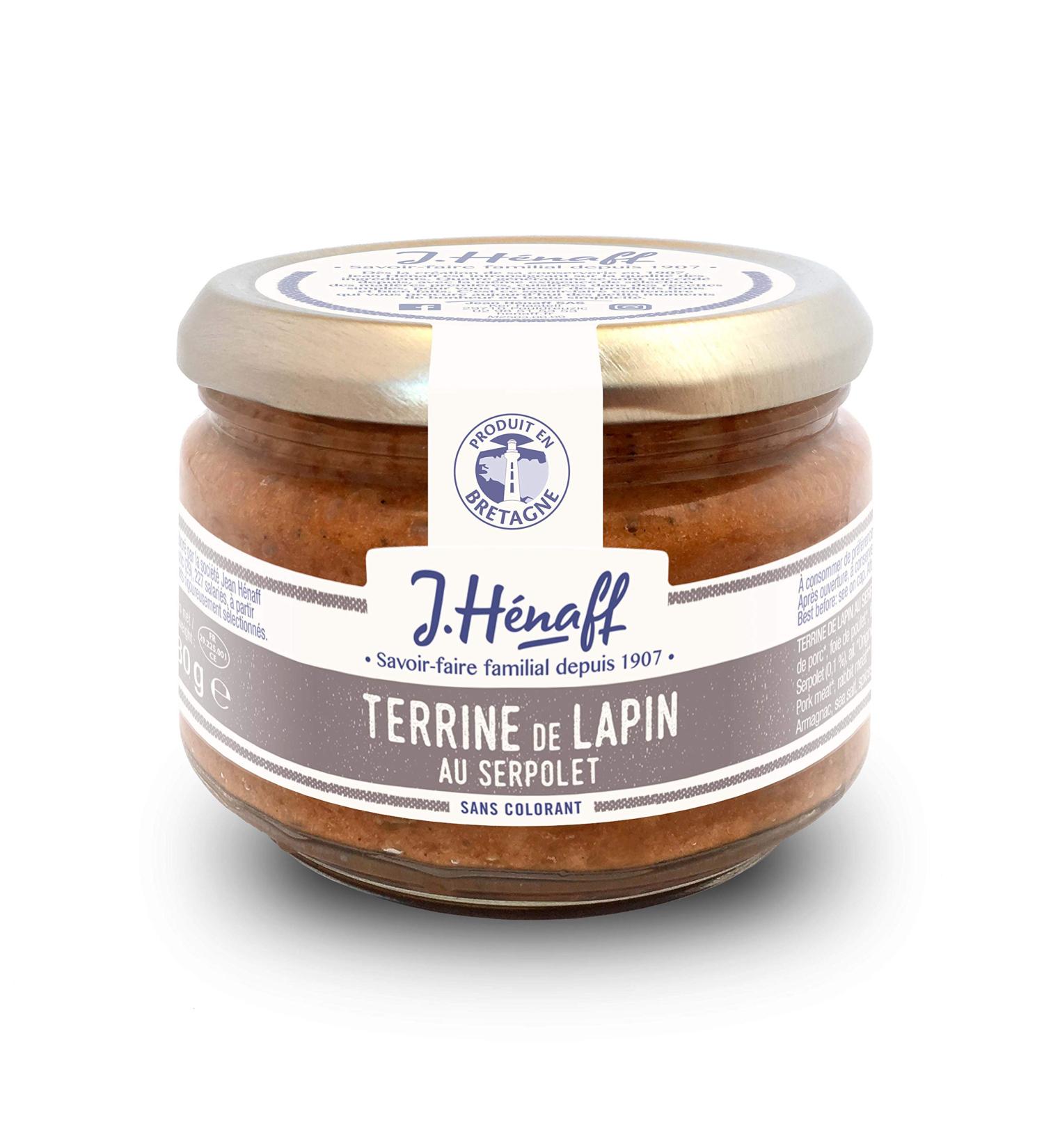 HENAFF Rabbit with Wild Serpolet 180 g Pack of 6 - Buy Online on GoSupps.com