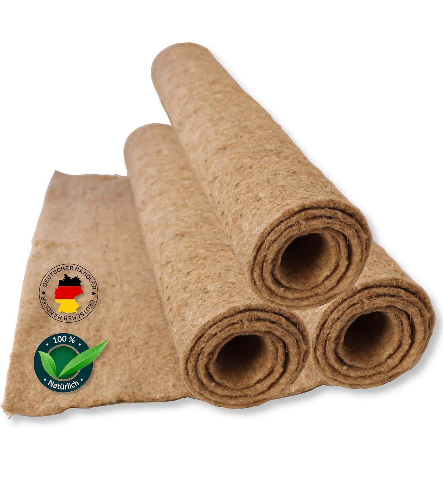 Tamy 100% Hemp Rodent Mats 100x50cm | Premium Dust-Free Bait Carpet for Rabbits & Small Animals (2 Pack) - Buy Online on GoSupps.com