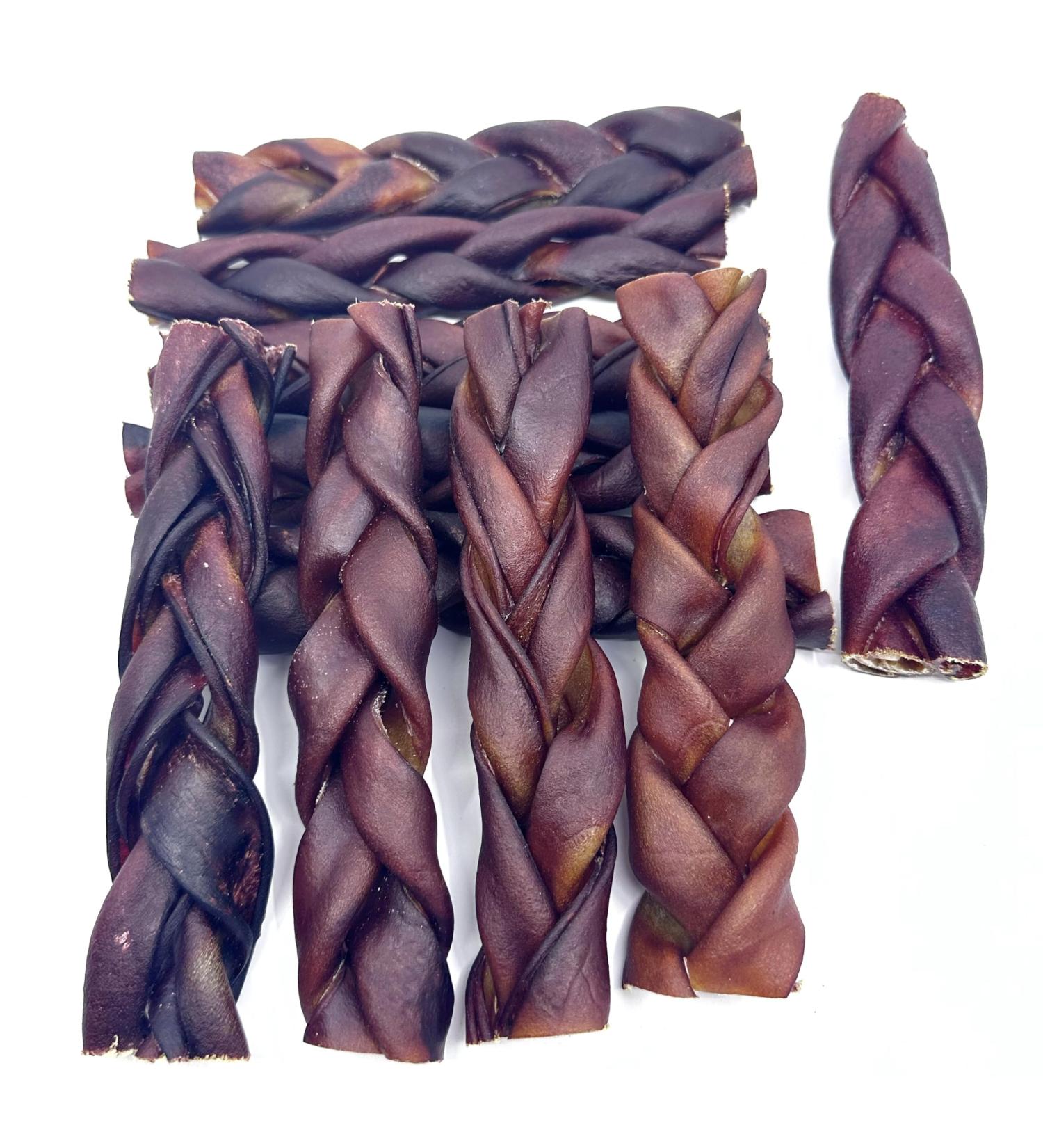 BULLY PALS - 6 inch Braided Beef Collagen Sticks - Dog Dental Chew - 16 Pack - Odour Free Rawhide Free Long Lasting Alternative to Bully Sticks All Natural Protein Rich - Buy Online on GoSupps.com