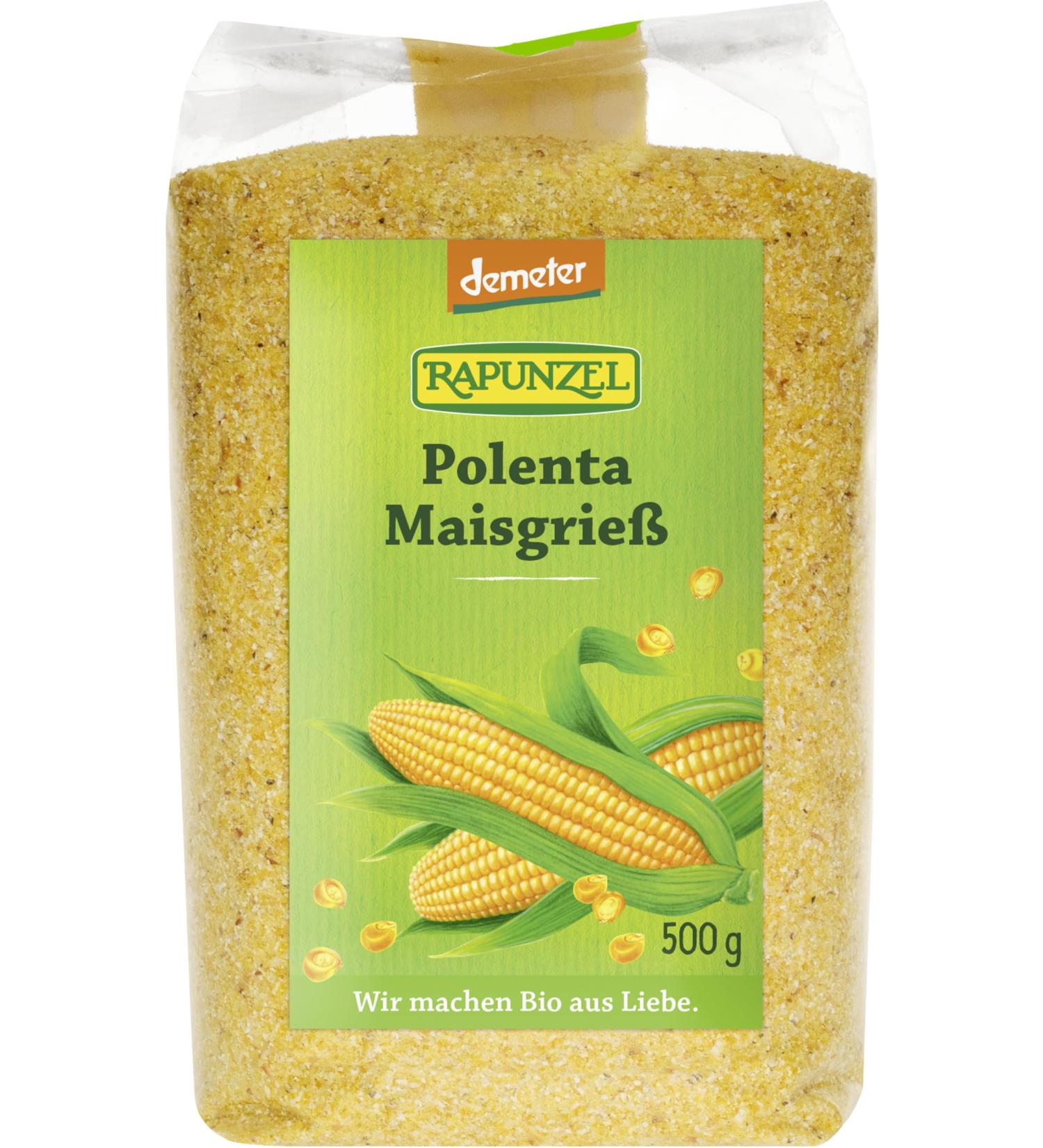 Rapunzel Organic Polenta Corn Semolina demeter (6 x 500 gr)