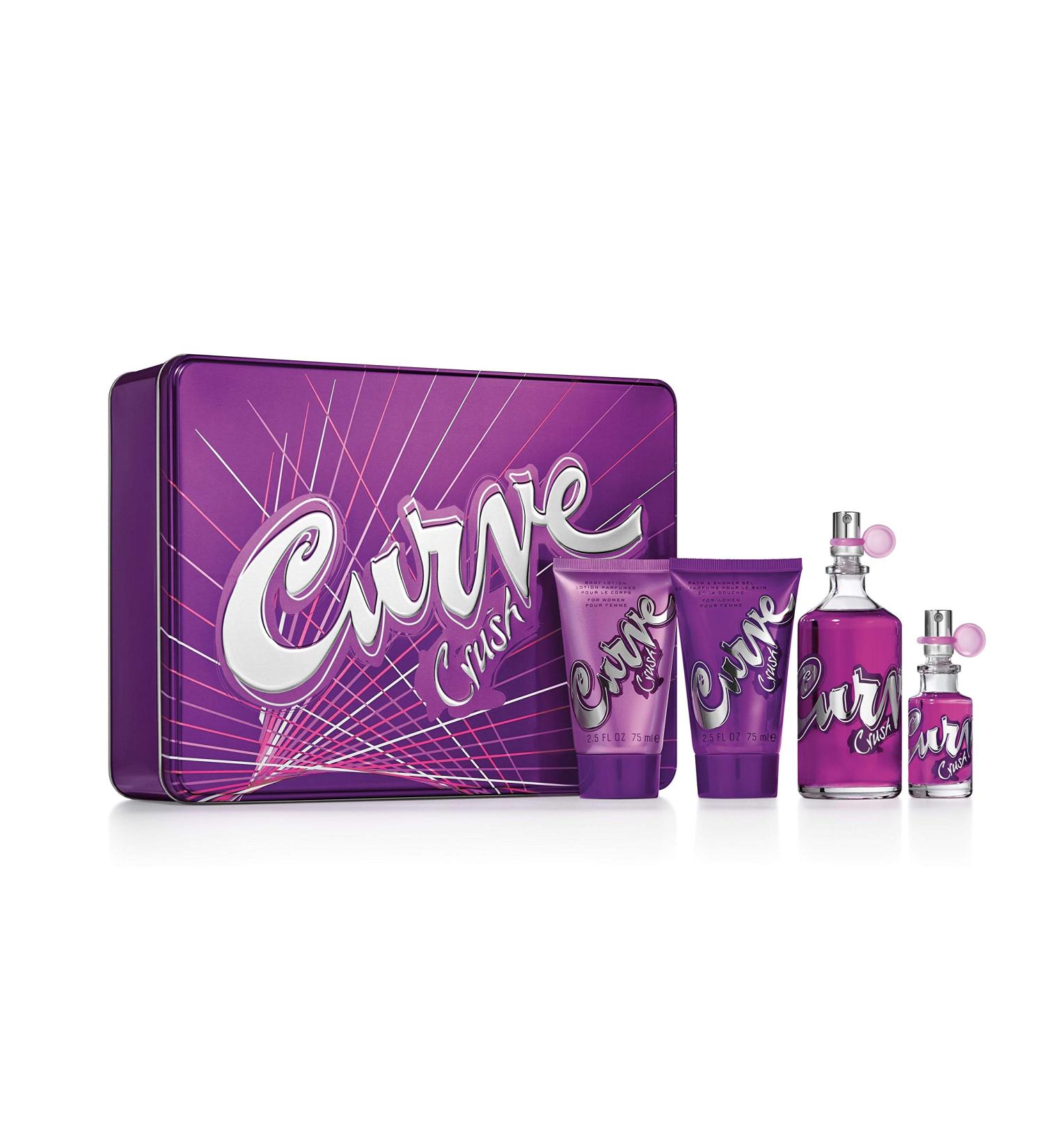 Curve Crush Gift Set (Body Lotion Body Wash & Eau De Toilette) 1 Count (Pack of 1)