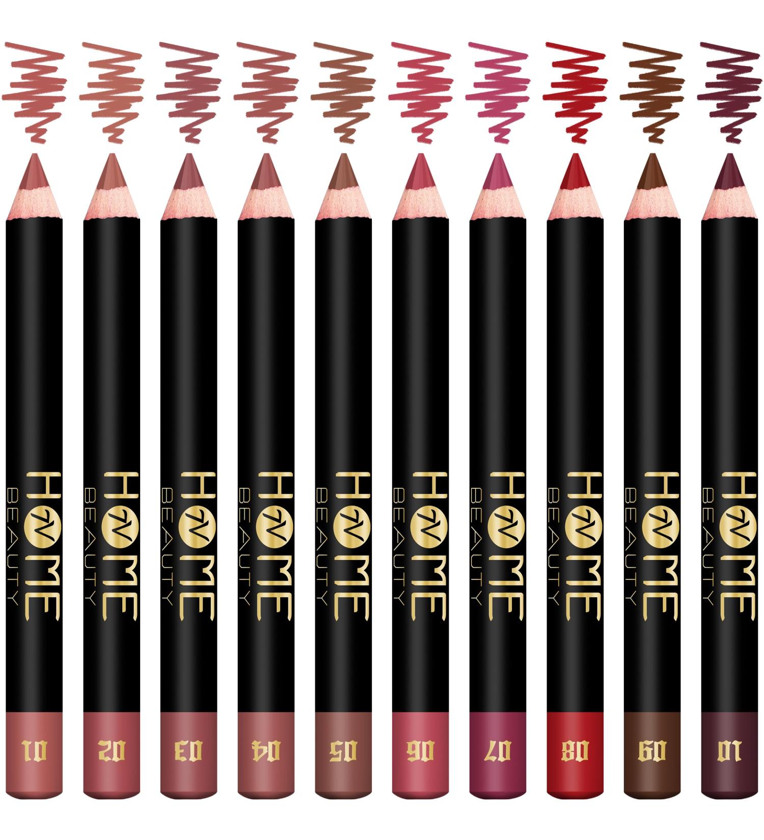 High Pigment Matte Lip Crayon Set - 10PCS Long Lasting Lip Liner & Lipstick Pencils | International Shipping Available - Buy Online on GoSupps.com